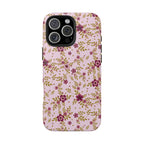 Lilac Petals Purple Floral iPhone Case