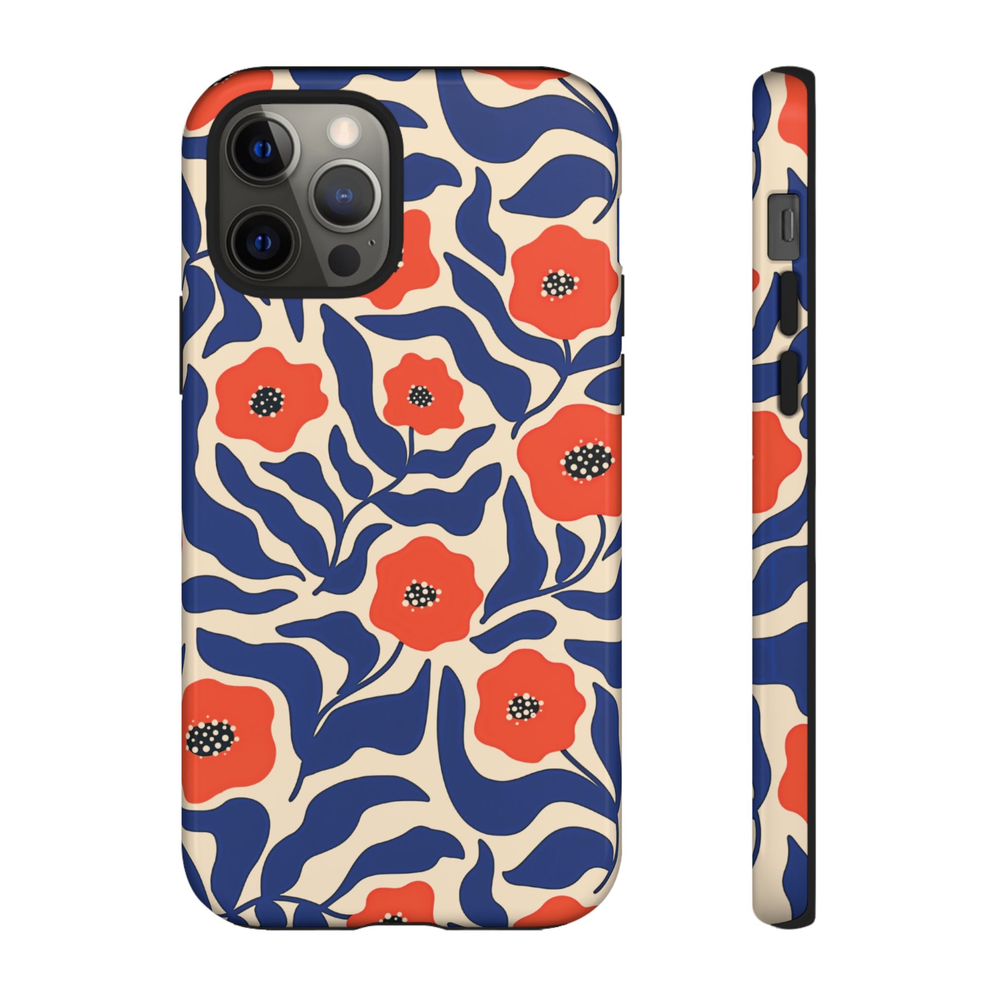 Indigo Poppy Phone Case