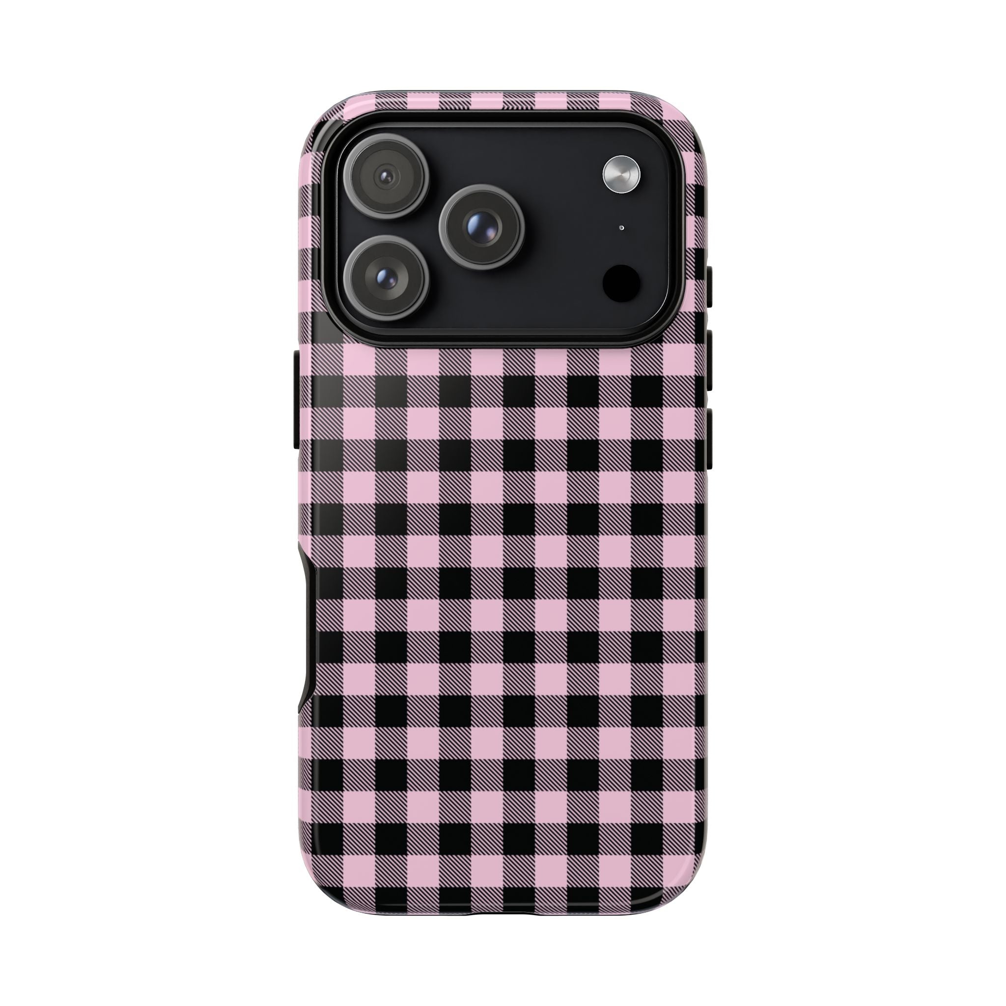 Pink Punk | Gingham iPhone Case