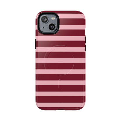 Very Berry | Striped MagSafe Case