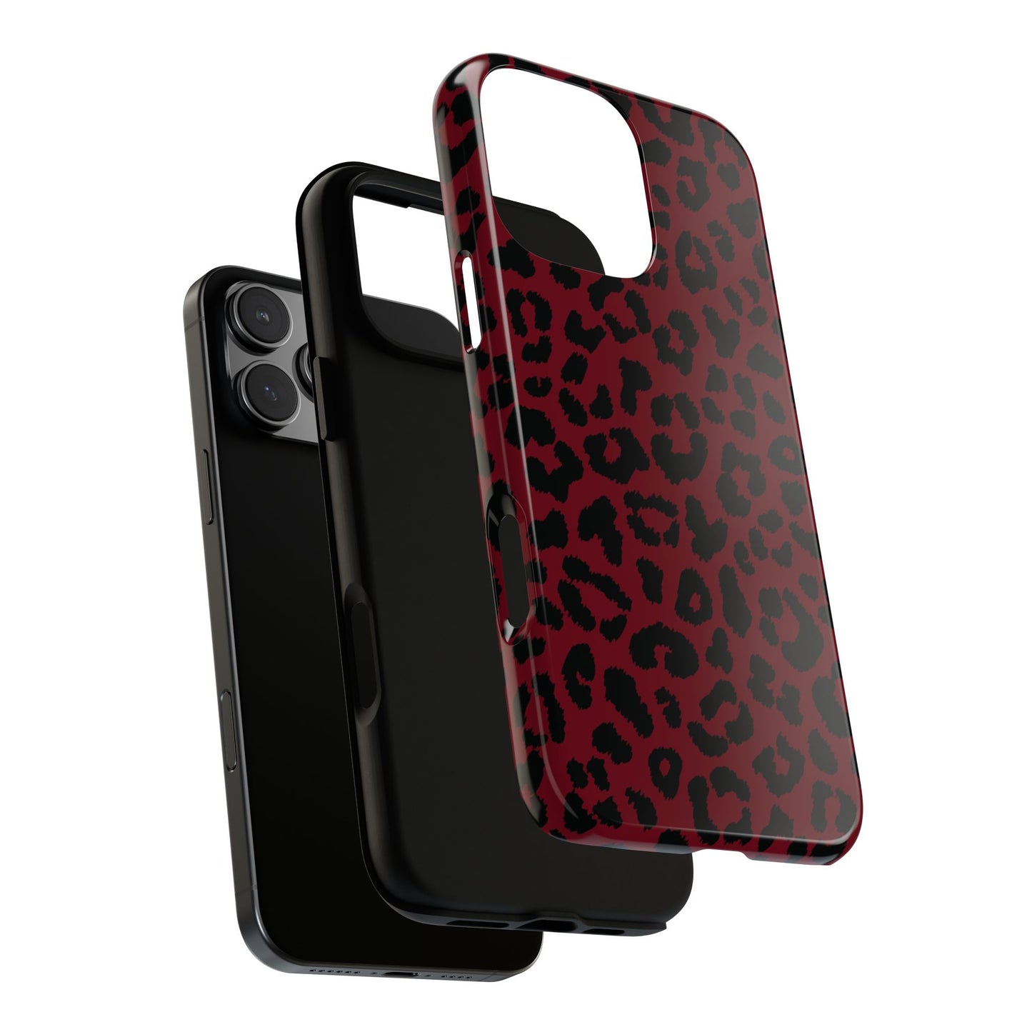 Gone Wild  | Red Leopard Print iPhone Case