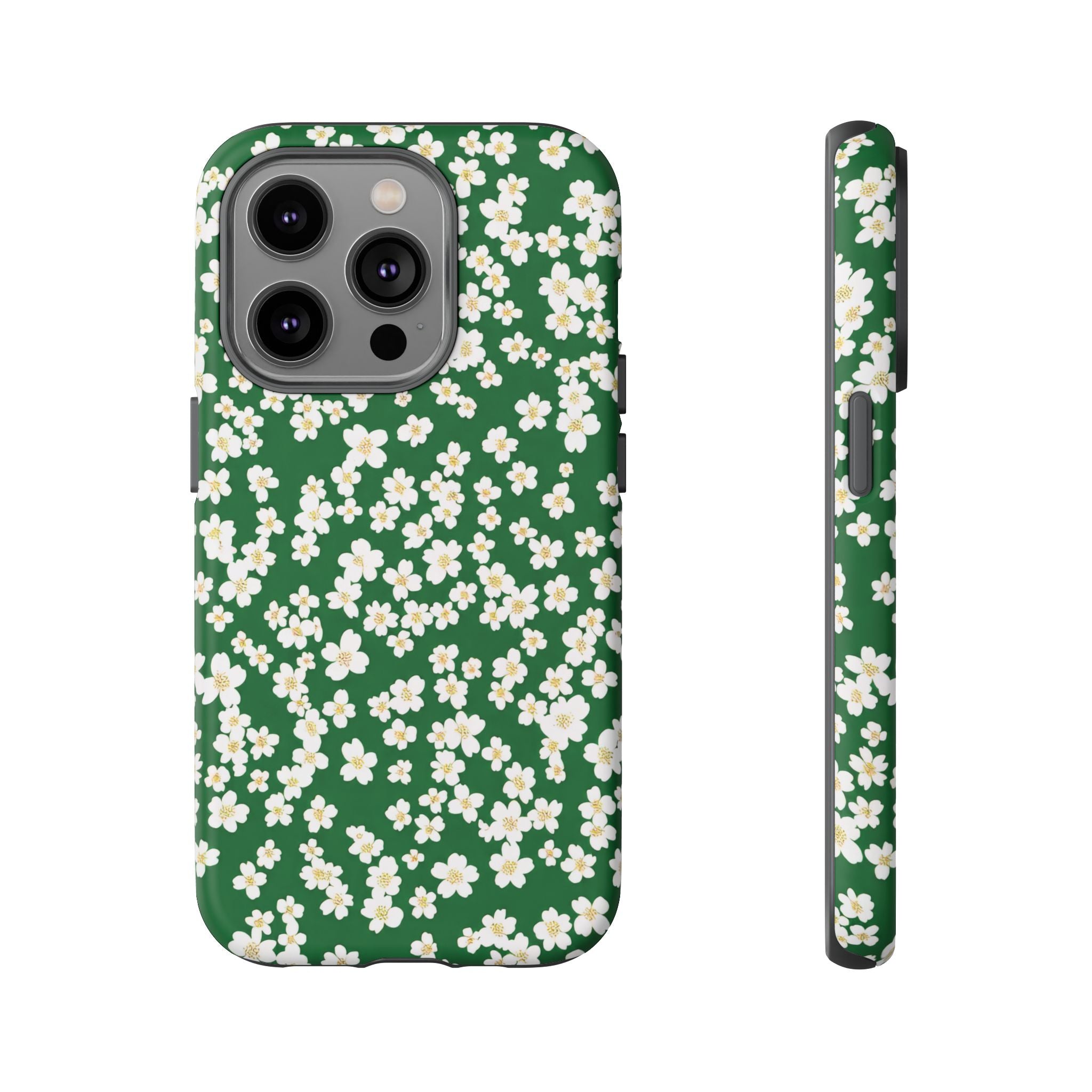 Emerald Bloom iPhone Case