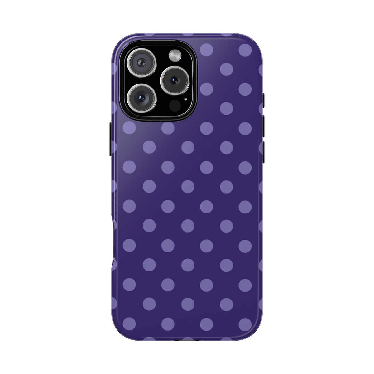 Plum Pop | Polka Dot iPhone Case