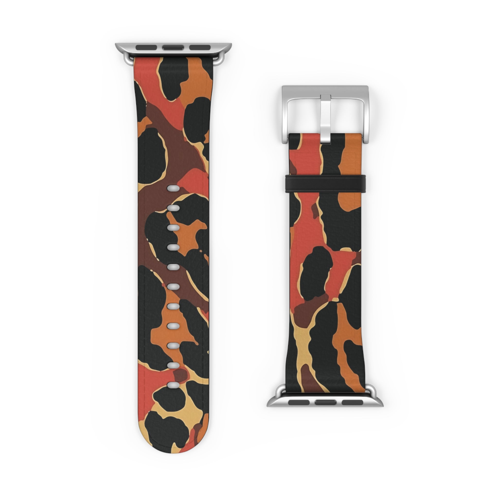 Abstract Leopard Apple Watch Band