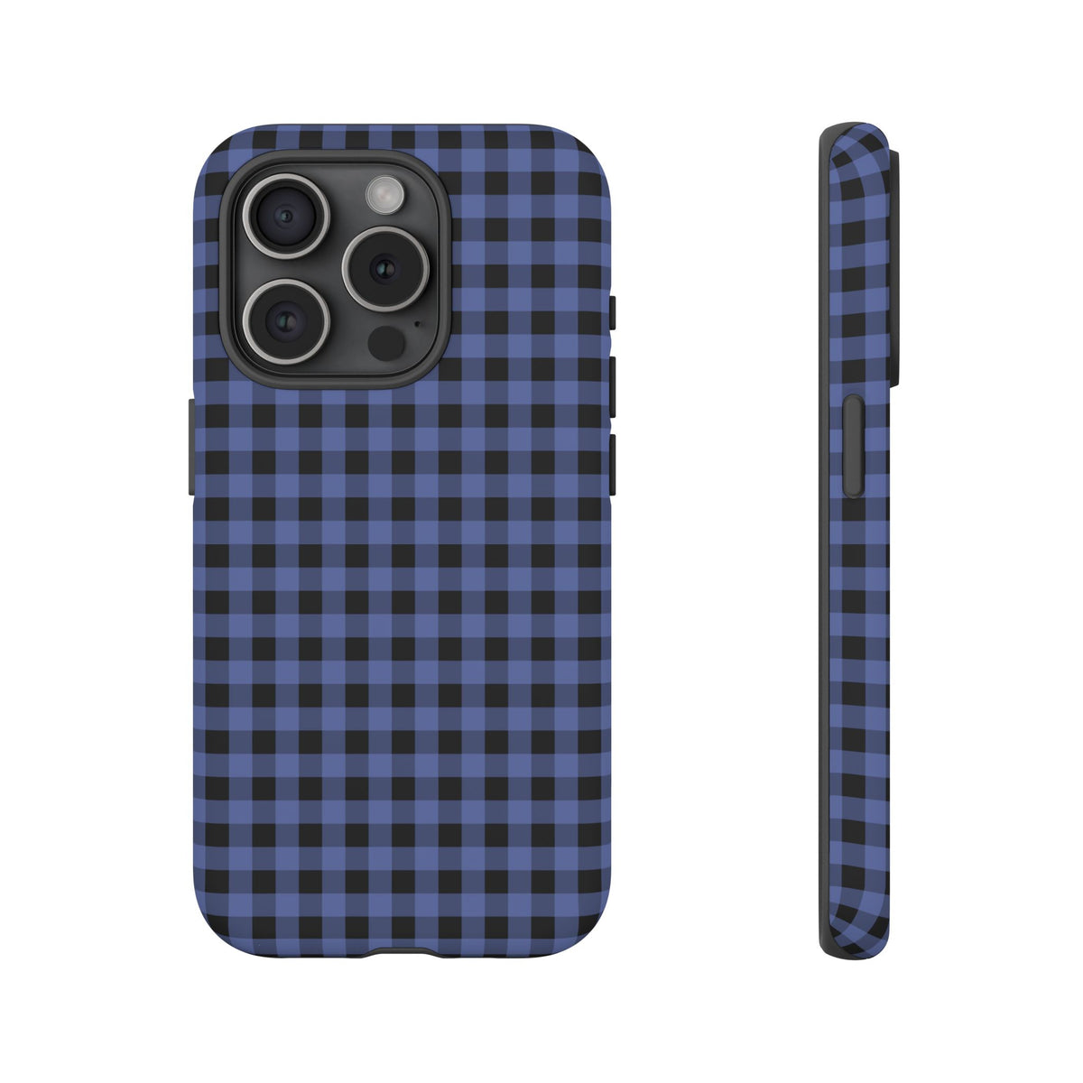 Blueberry Jam | Blue Gingham iPhone Case