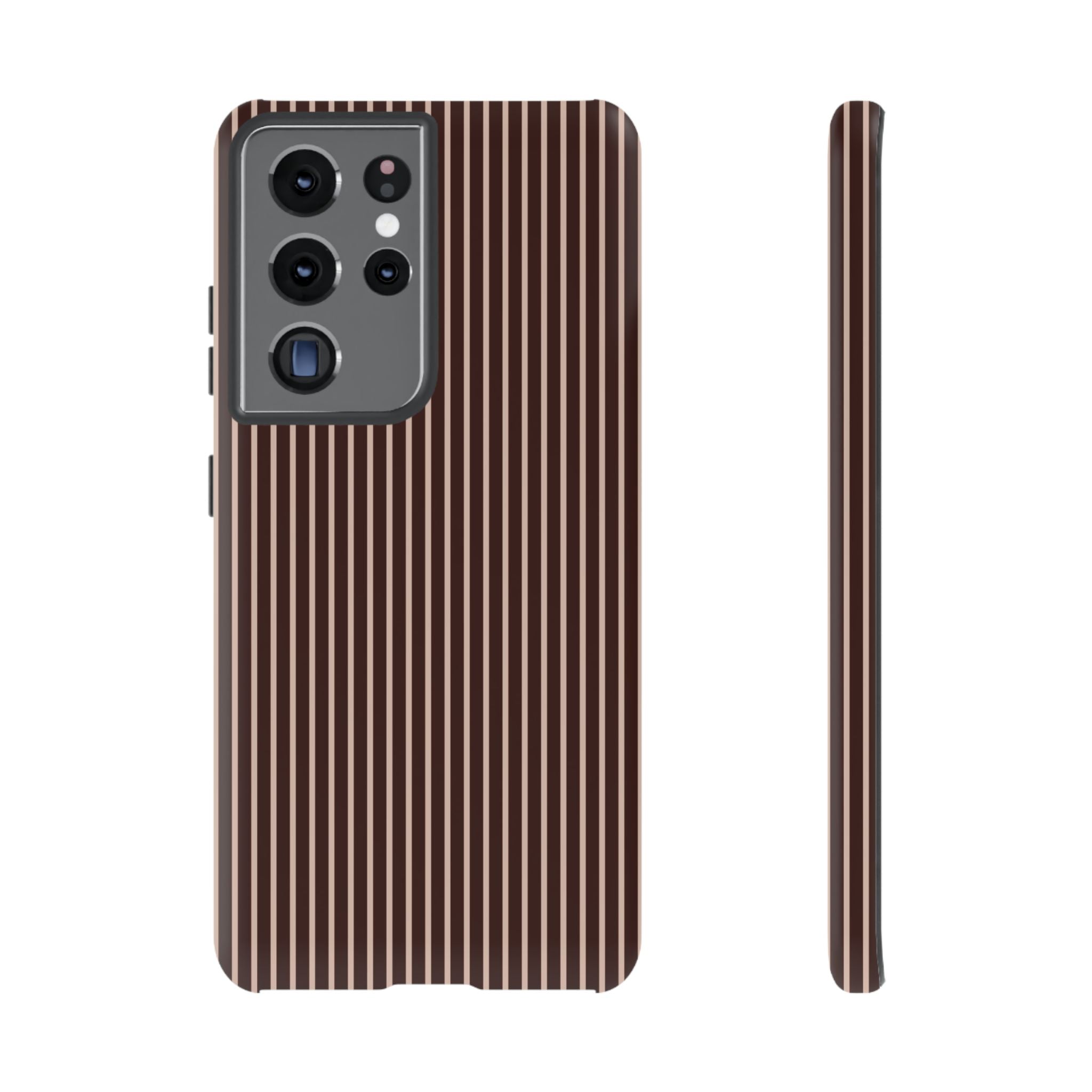 Cocoa Stripe Phone Case