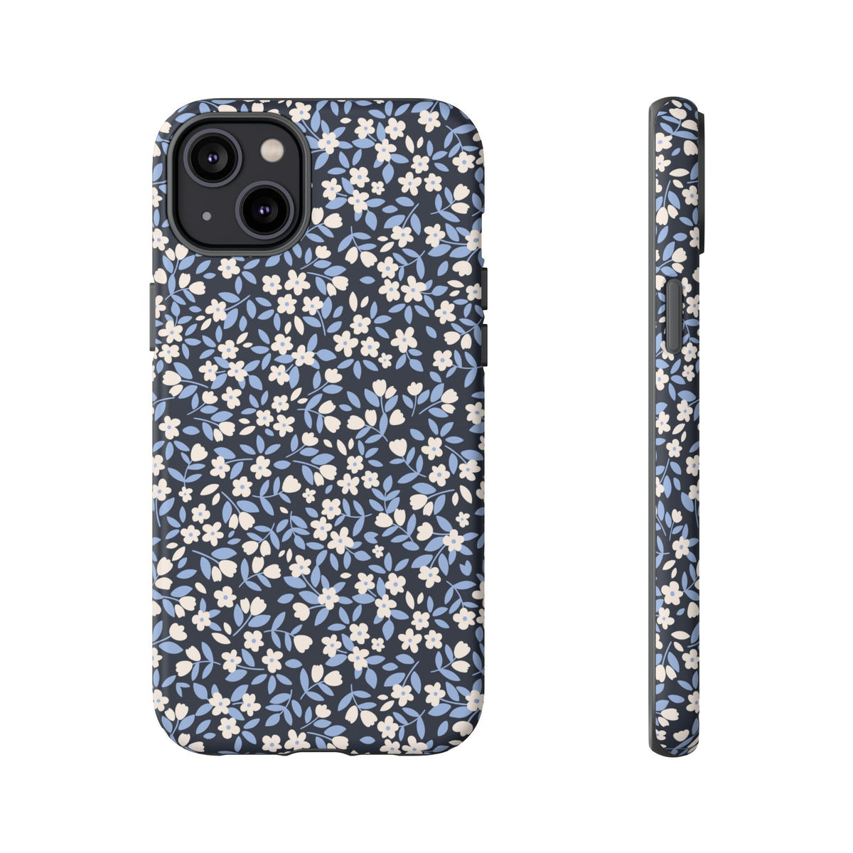 Ditsy Darling | Navy Blue Floral iPhone Case