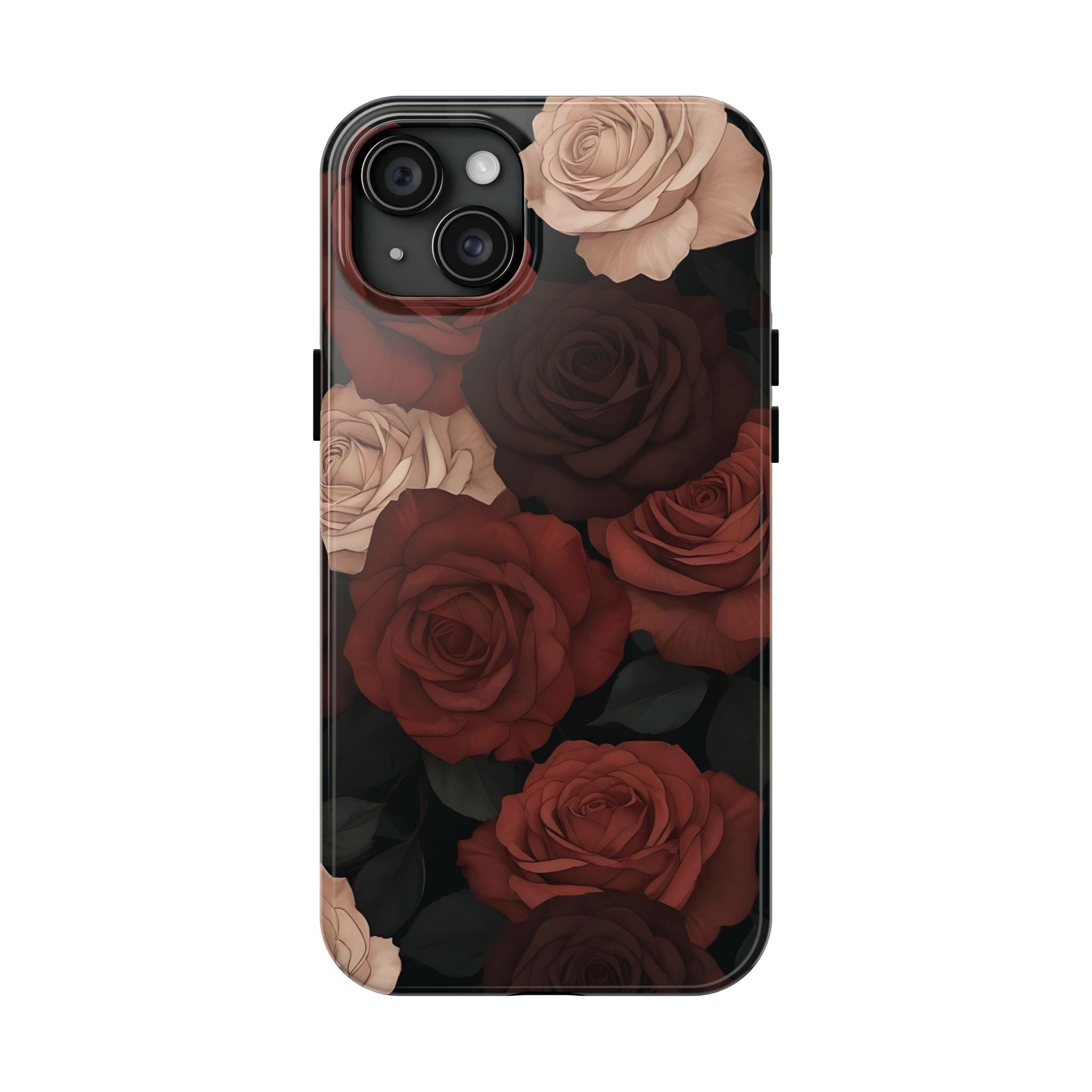 Chocolate Roses Floral iPhone Case