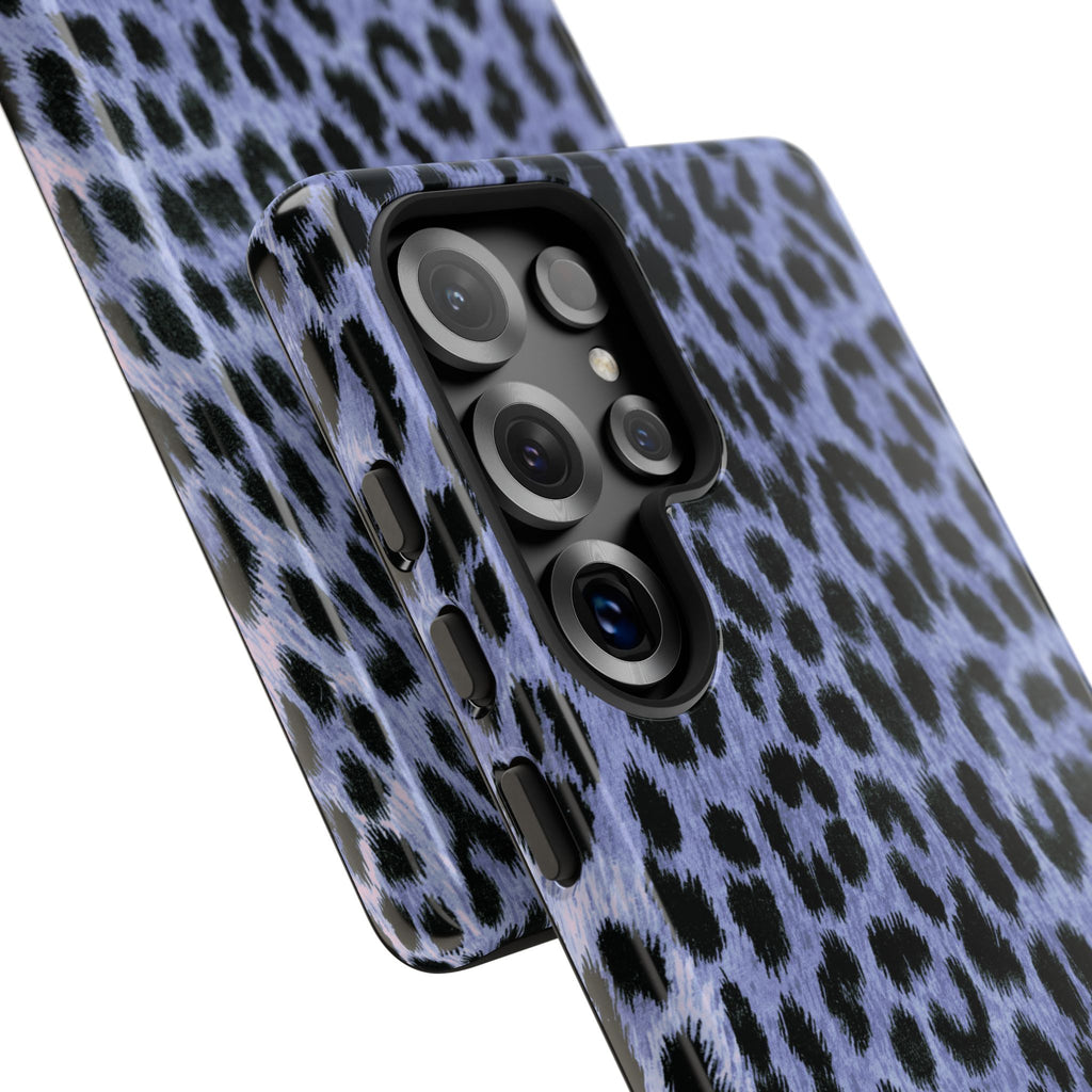 Untamed | Blue Leopard Galaxy Case