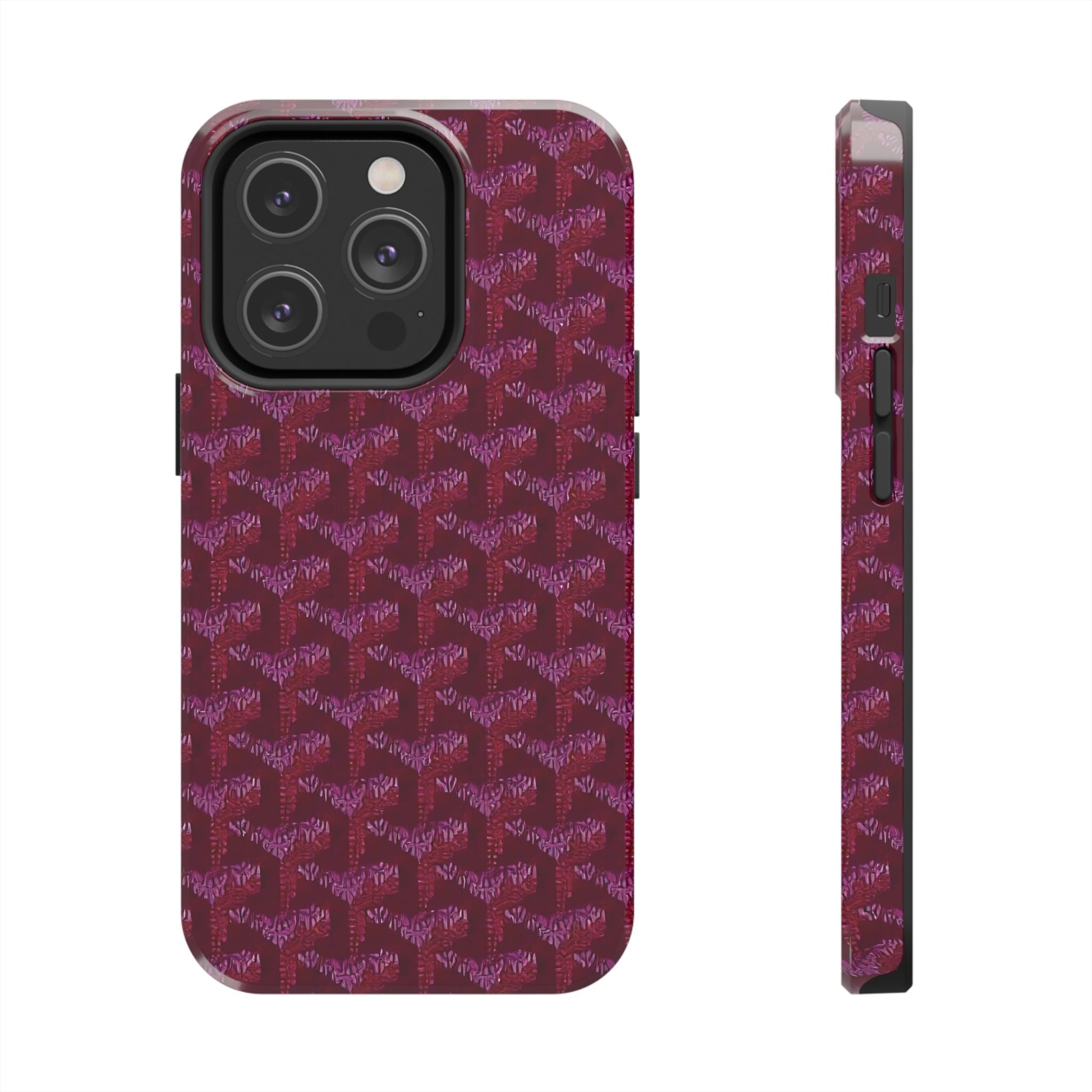 Designer Weave Purple iPhone Case