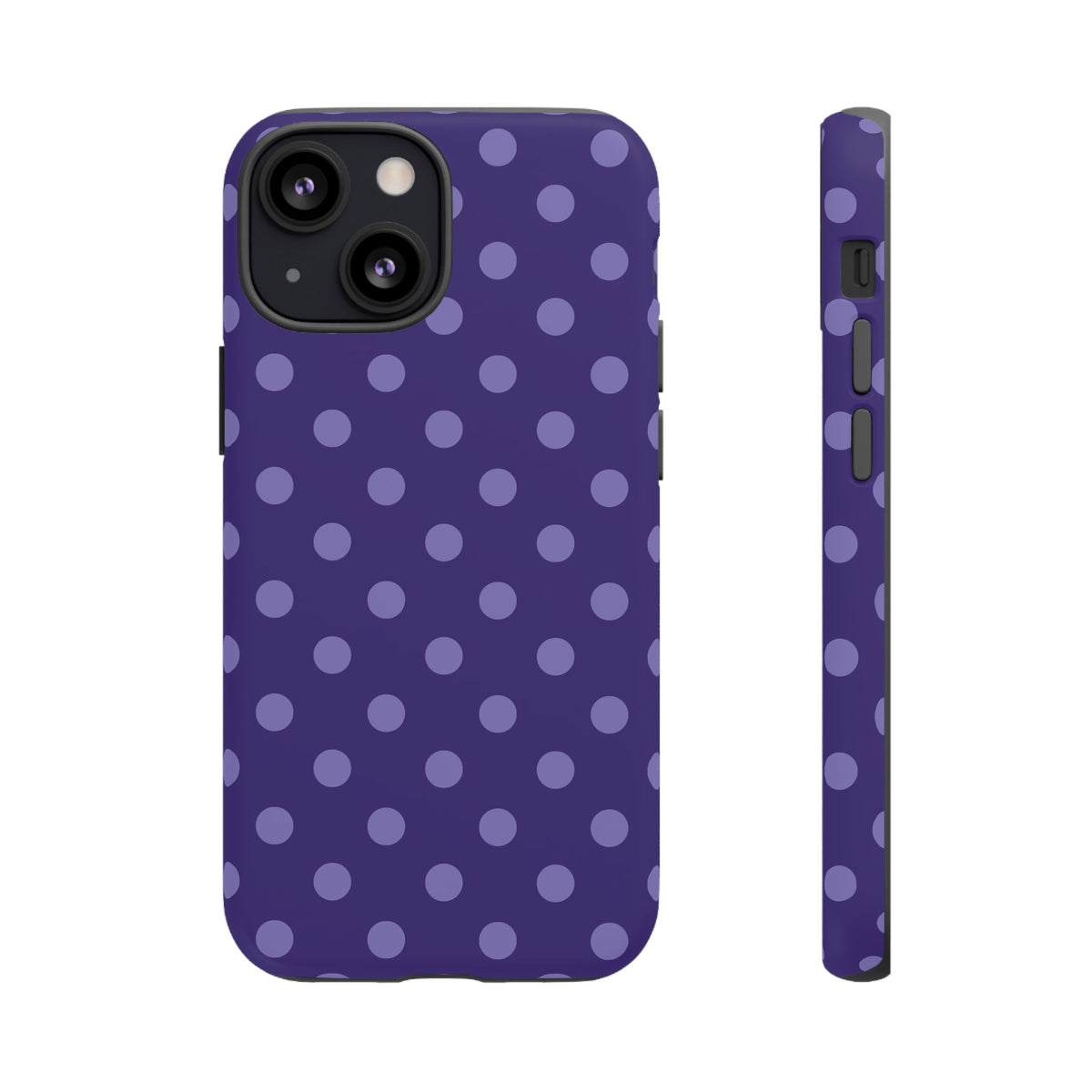 Plum Pop | Polka Dot iPhone Case