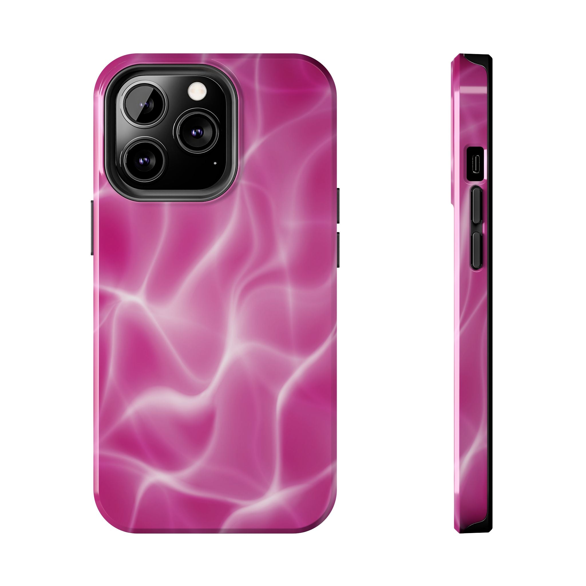 Pool Daze Pink Abstract iPhone Case