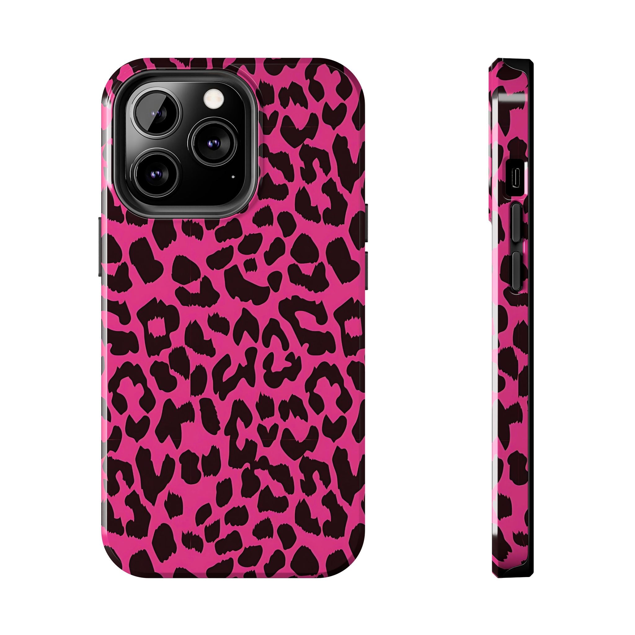 Funda para iPhone con estampado de leopardo rosa | Pasarela
