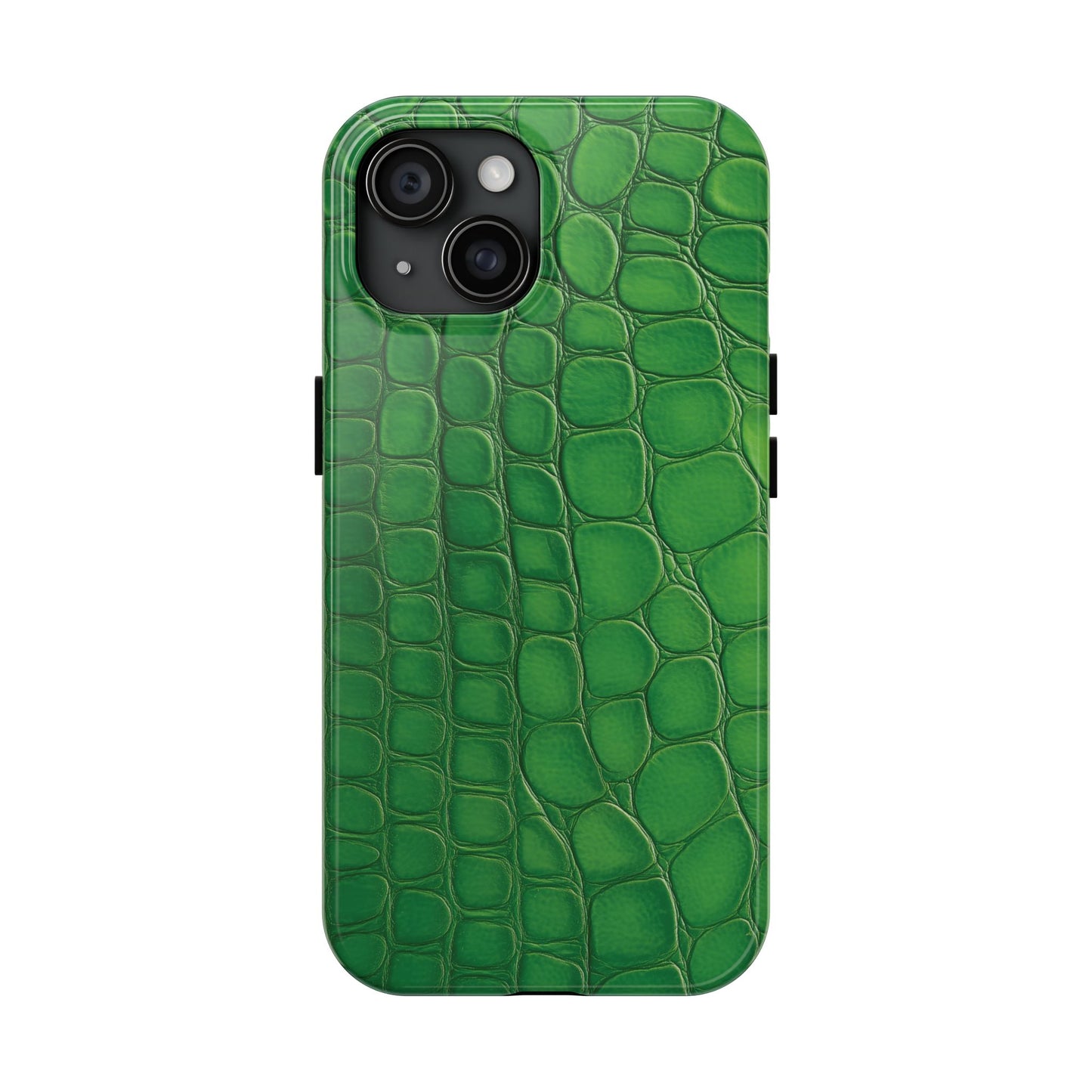 Glossy Croc | Green iPhone Case