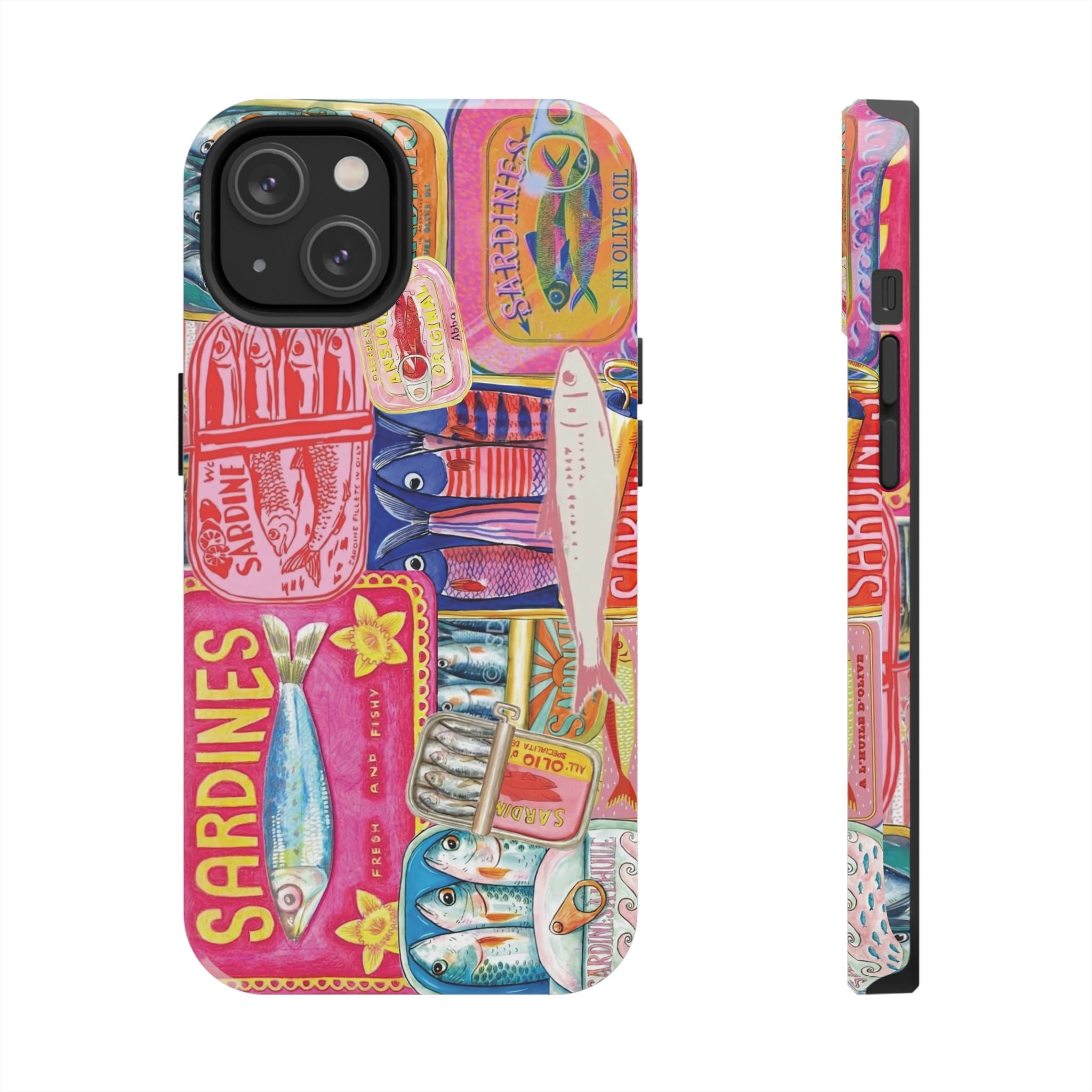 Sardines Collage iPhone Case