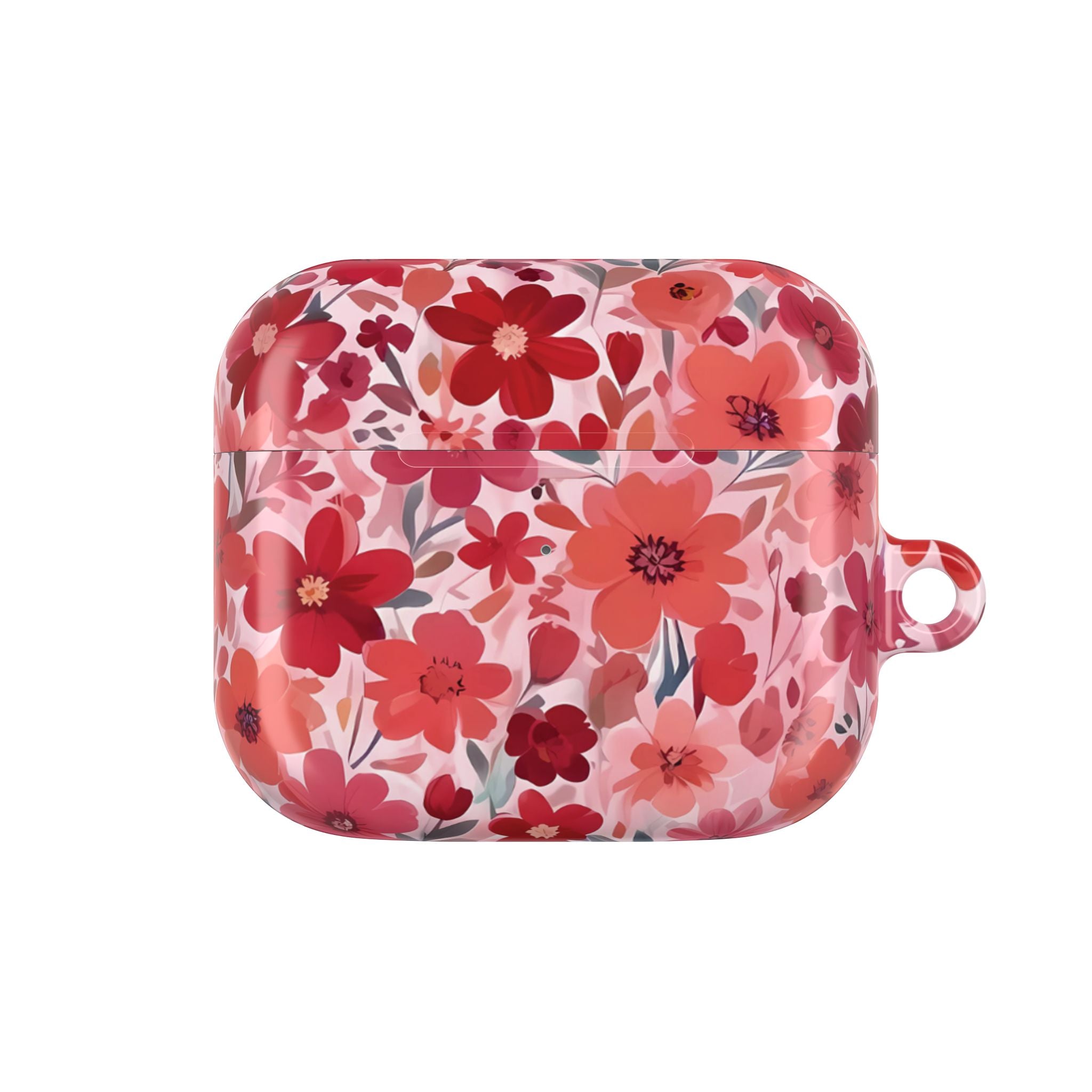 Think Pink Floral AirPods Case