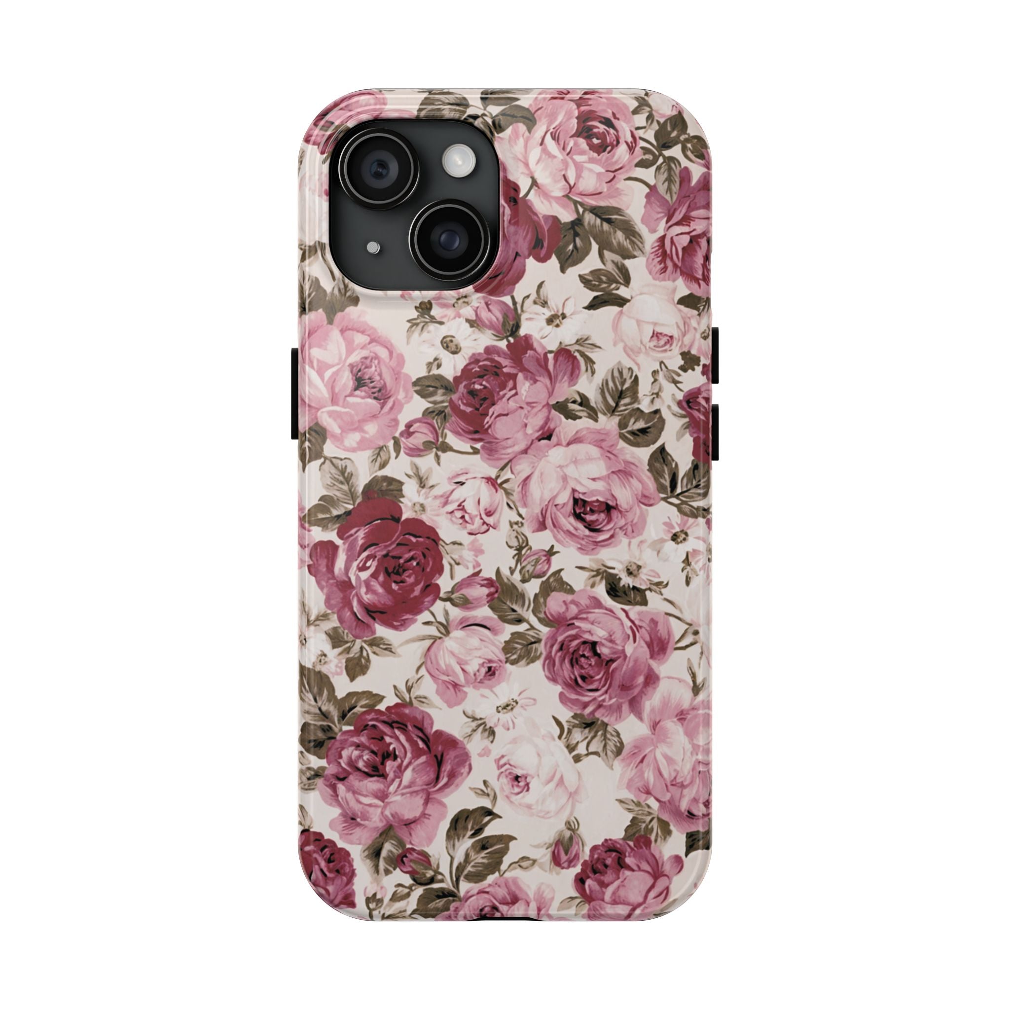 Love Story Romantic Floral iPhone Case