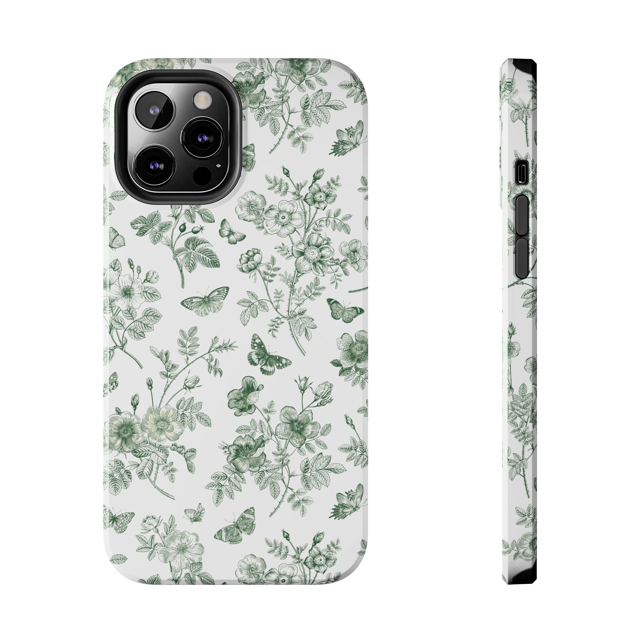 Butterfly Garden Floral iPhone Case