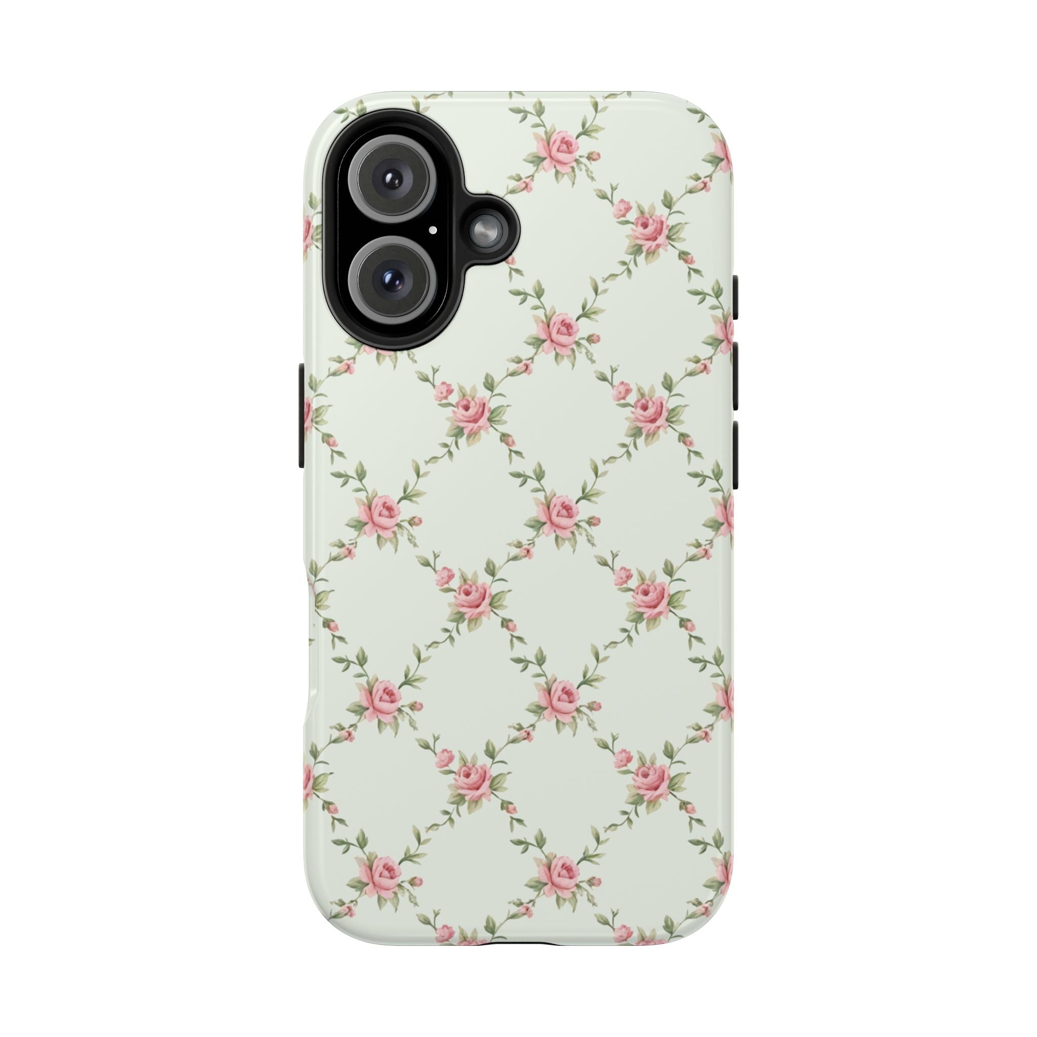 Rose Lattice Coquette iPhone Case