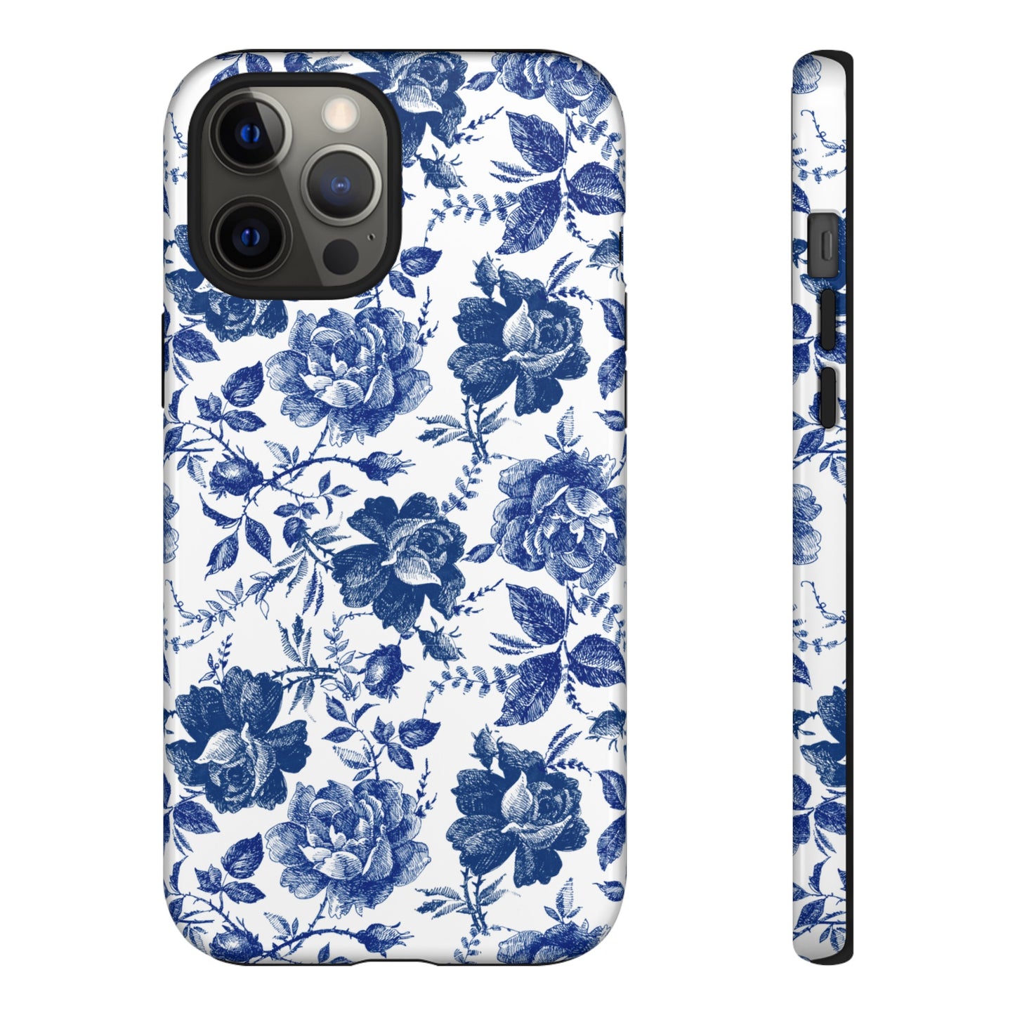 Indigo Rose | Blue Floral Case