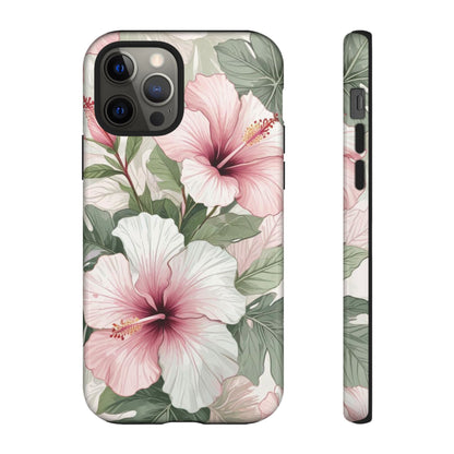 Island Hopping | Green & Pink Tropical Floral Case