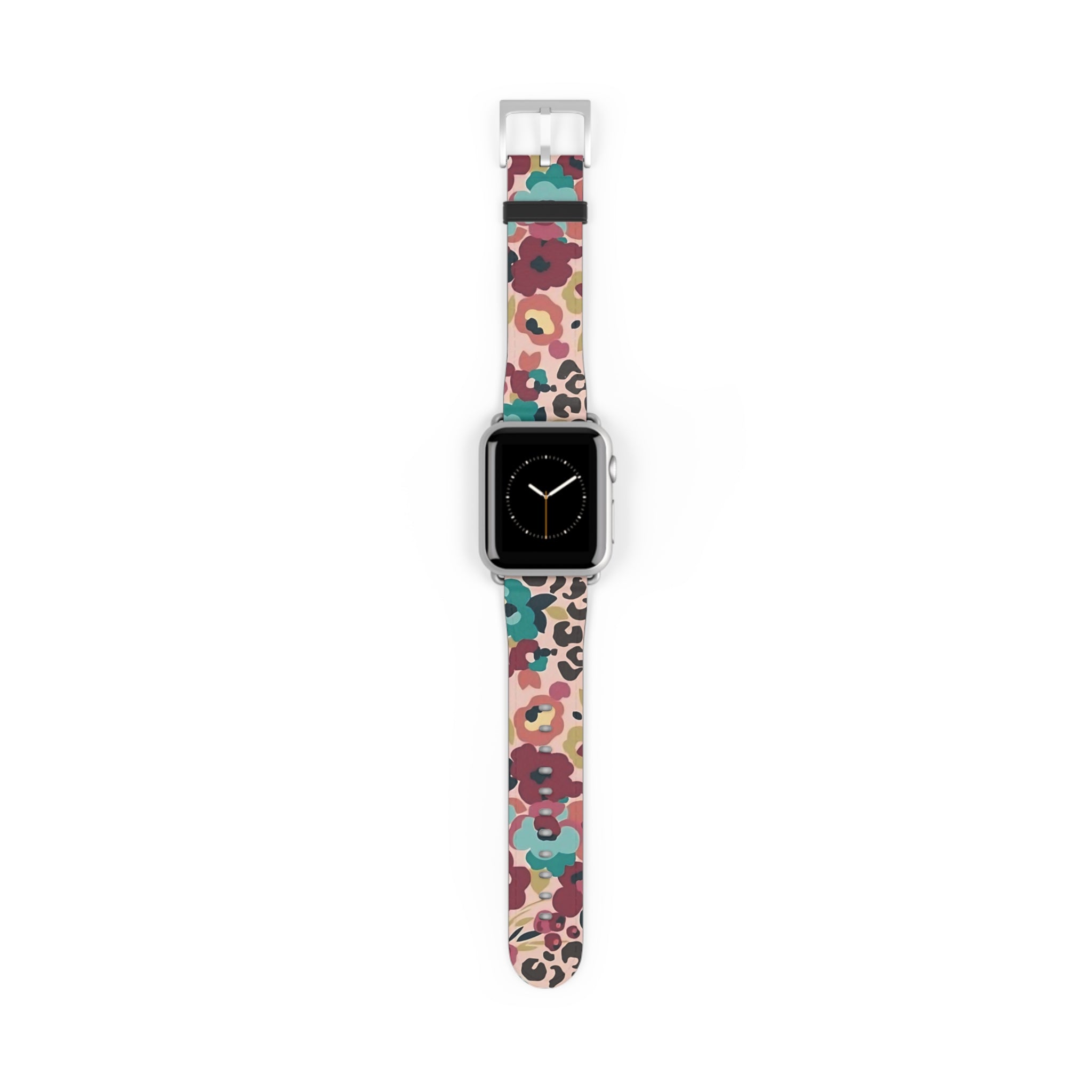 Leopard Floral Apple Watch Band
