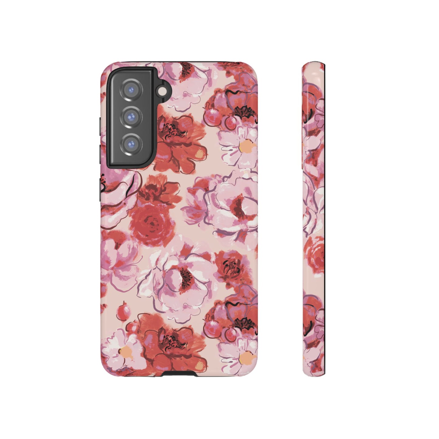 Charmed | Pink Painted Roses Case