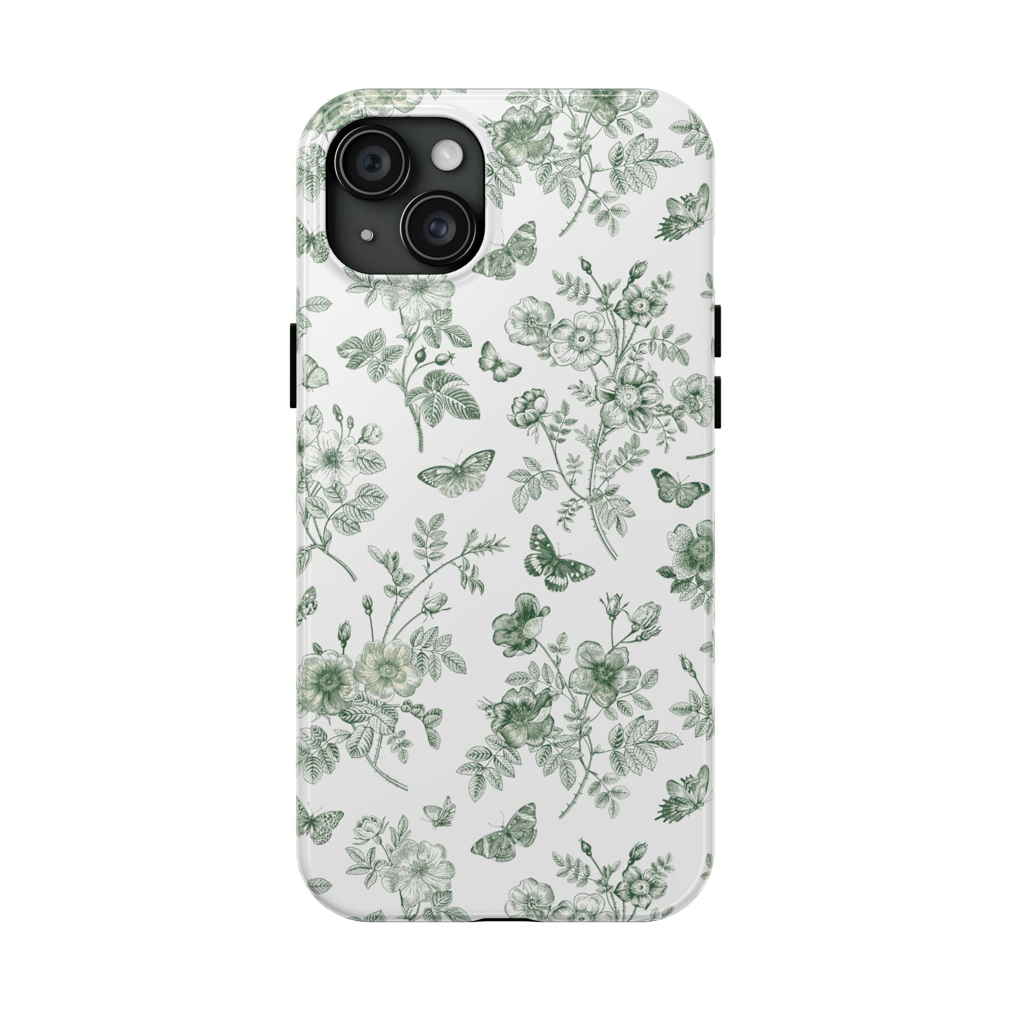 Butterfly Garden Floral iPhone Case