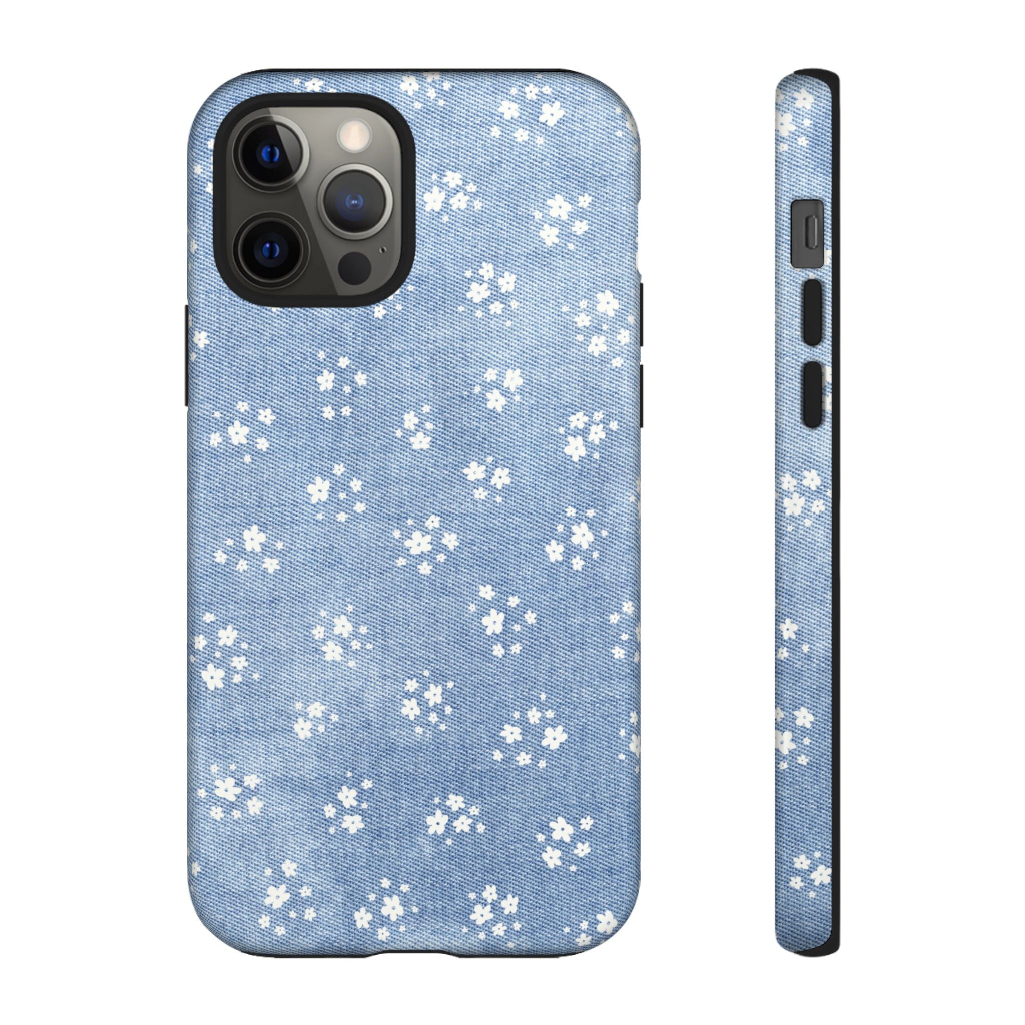 Denim Daisy Phone Case