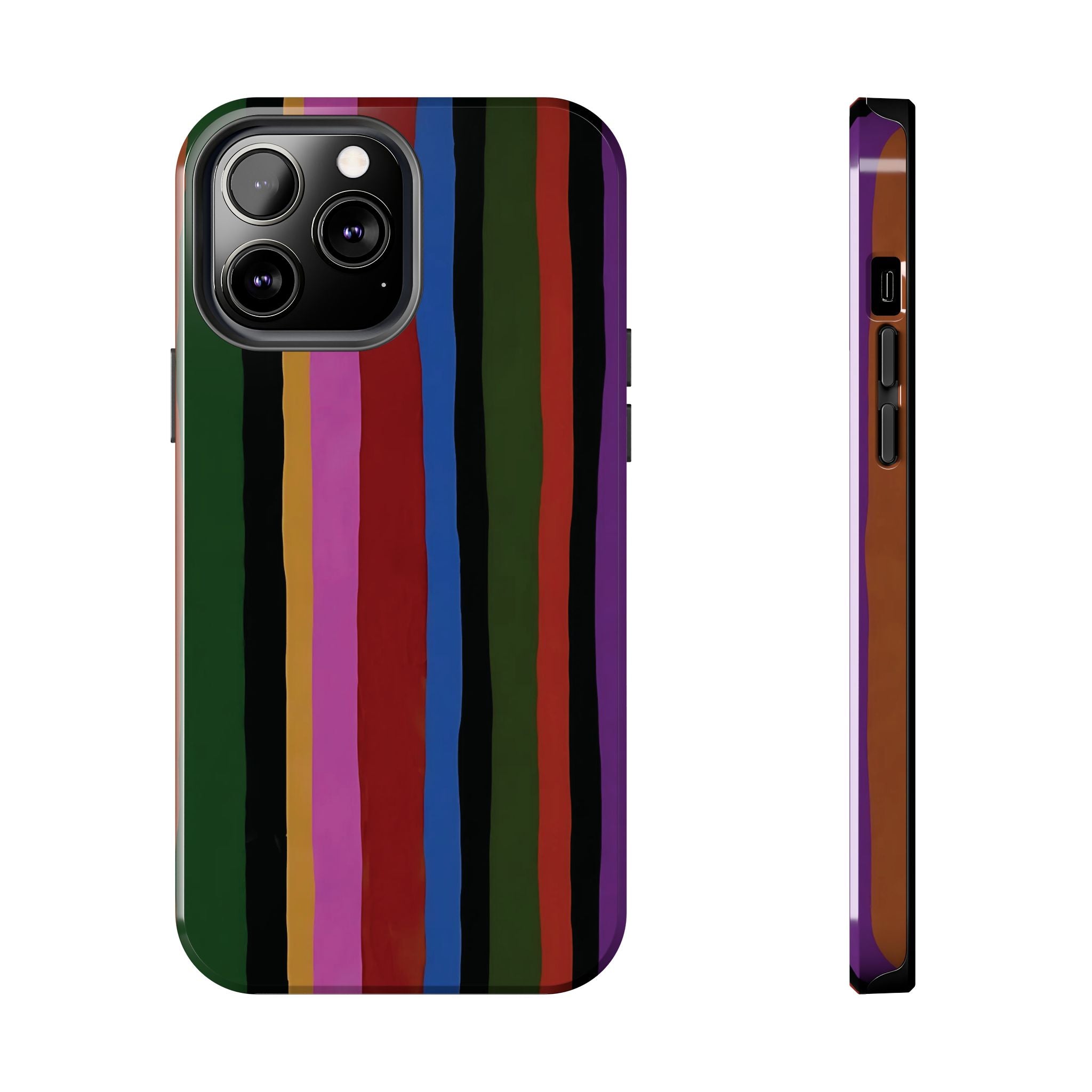 Painted Stripes iPhone Case