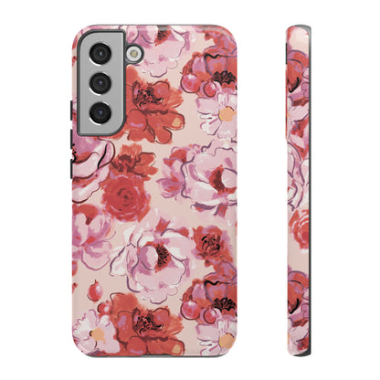 Charmed | Pink Painted Roses Case