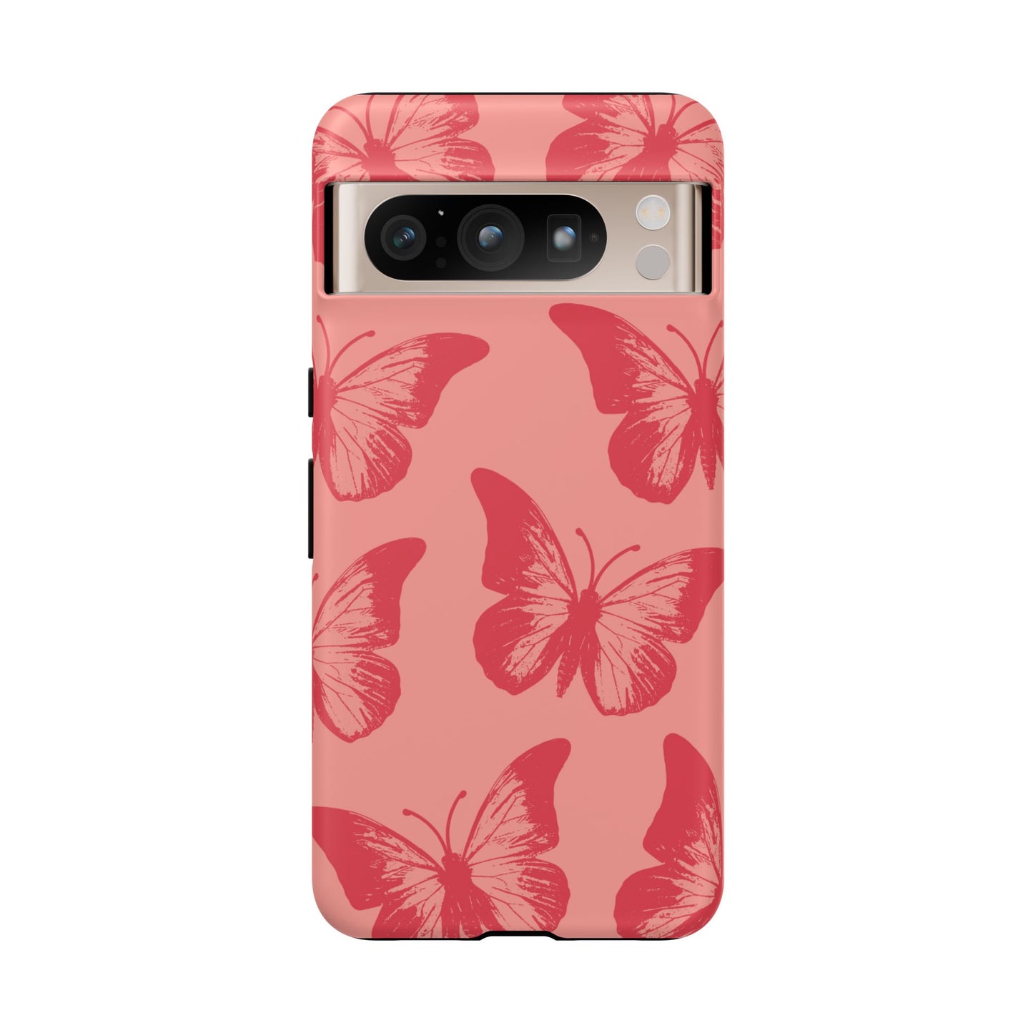 Social Butterfly | Peachy-Pink Butterfly Case