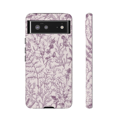 Plum Botanical Garden | Purple Floral Case