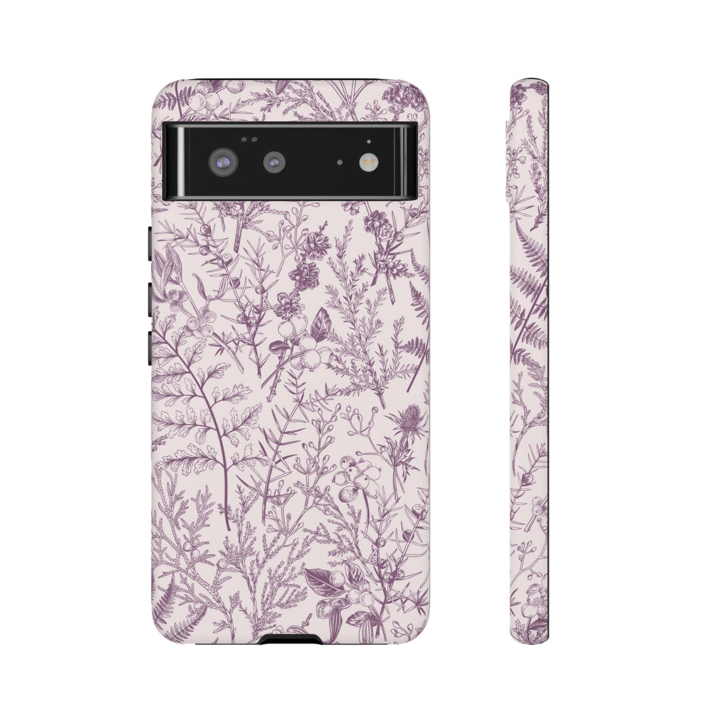 Plum Botanical Garden | Purple Floral Case