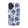 Rosa índigo | Estuche MagSafe floral retro