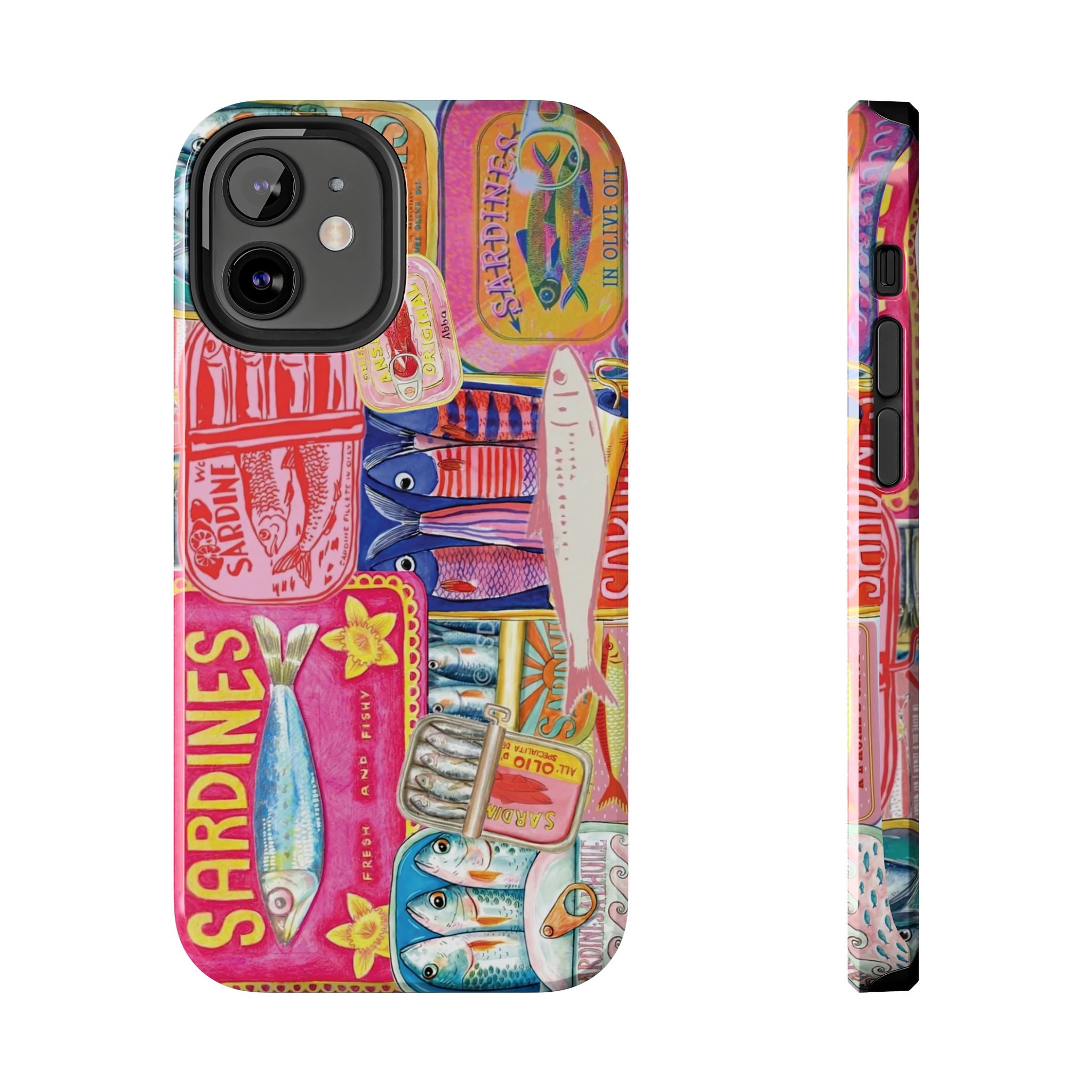 Sardines Collage iPhone Case