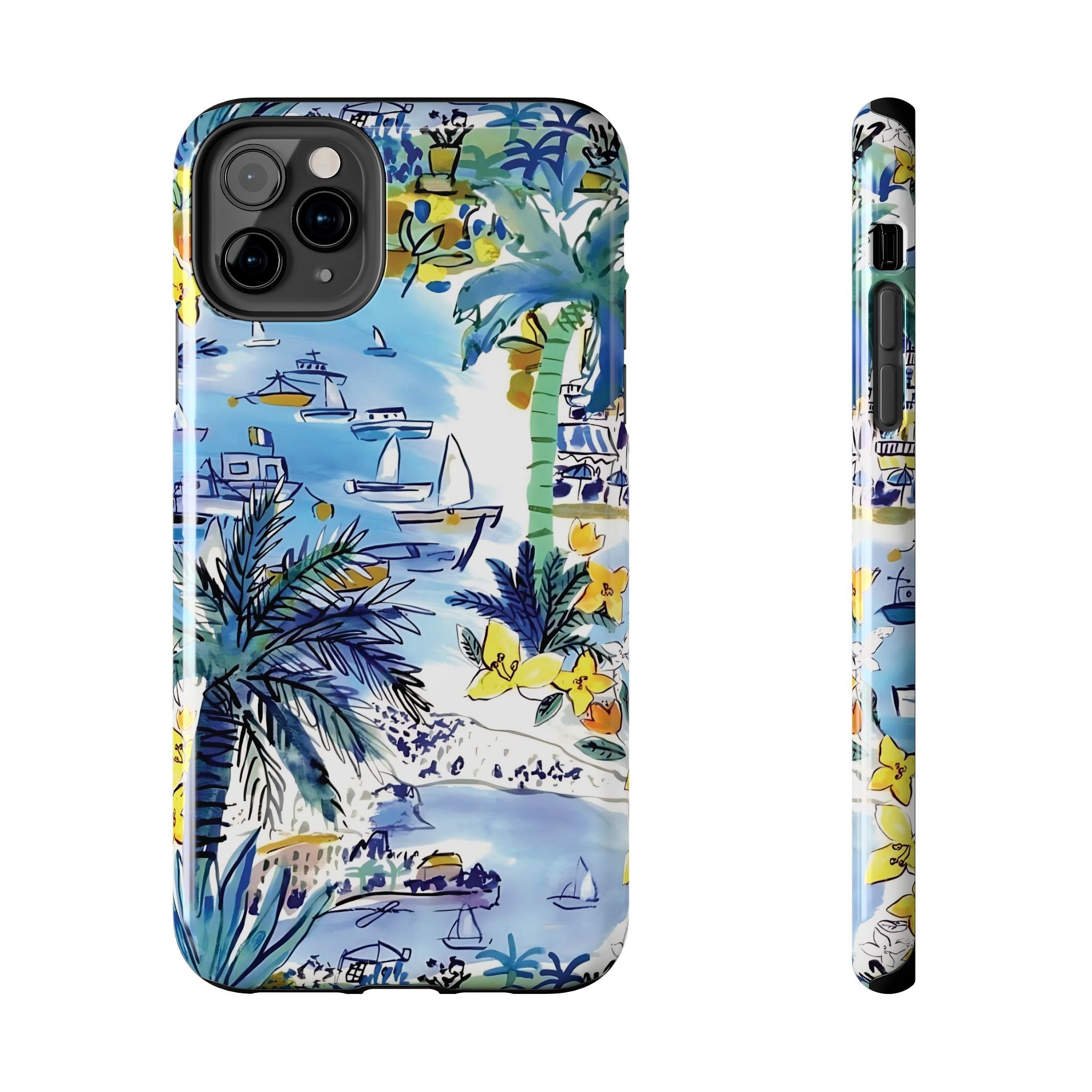 Island Life Watercolor iPhone Case