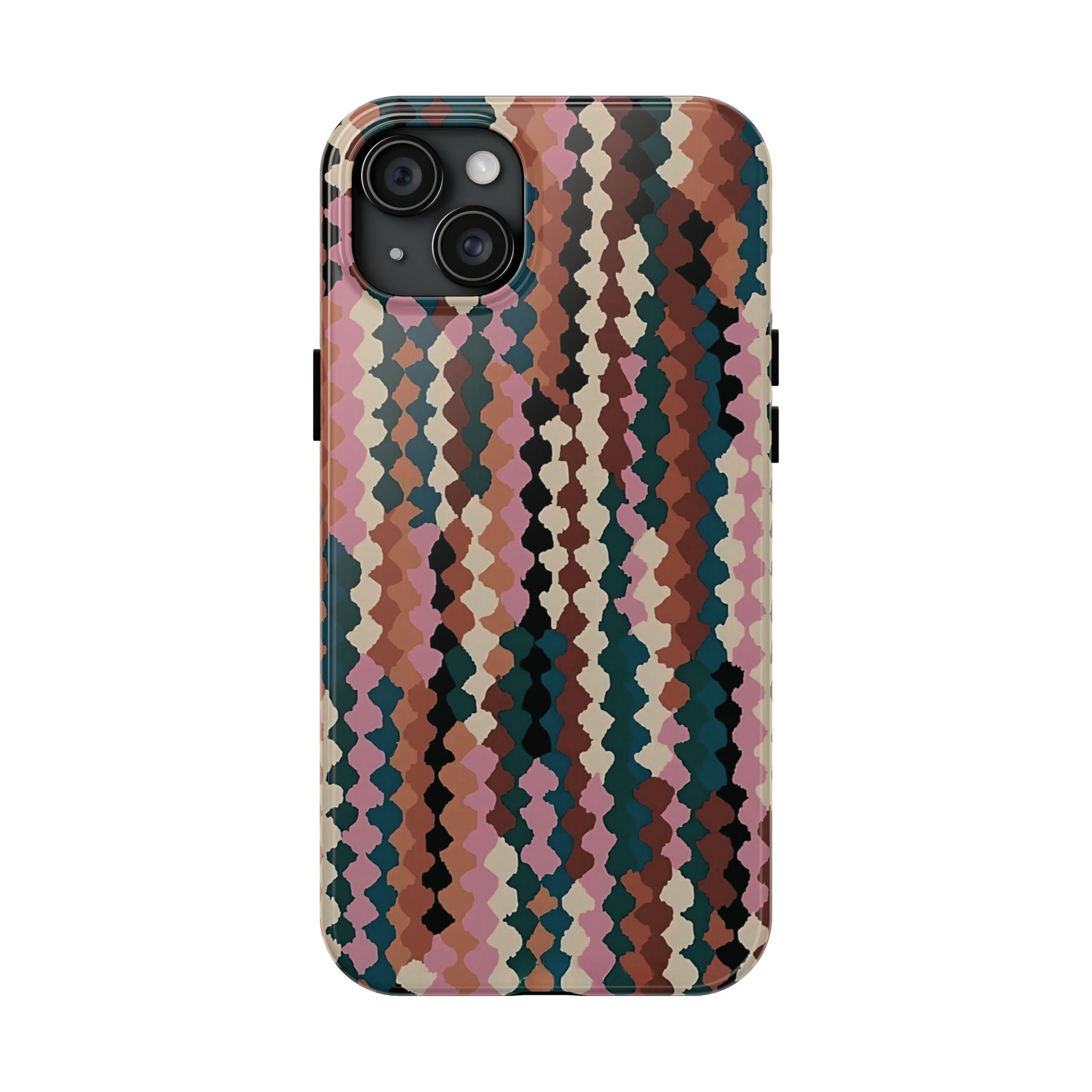 Coque iPhone à rayures bohèmes | Arty