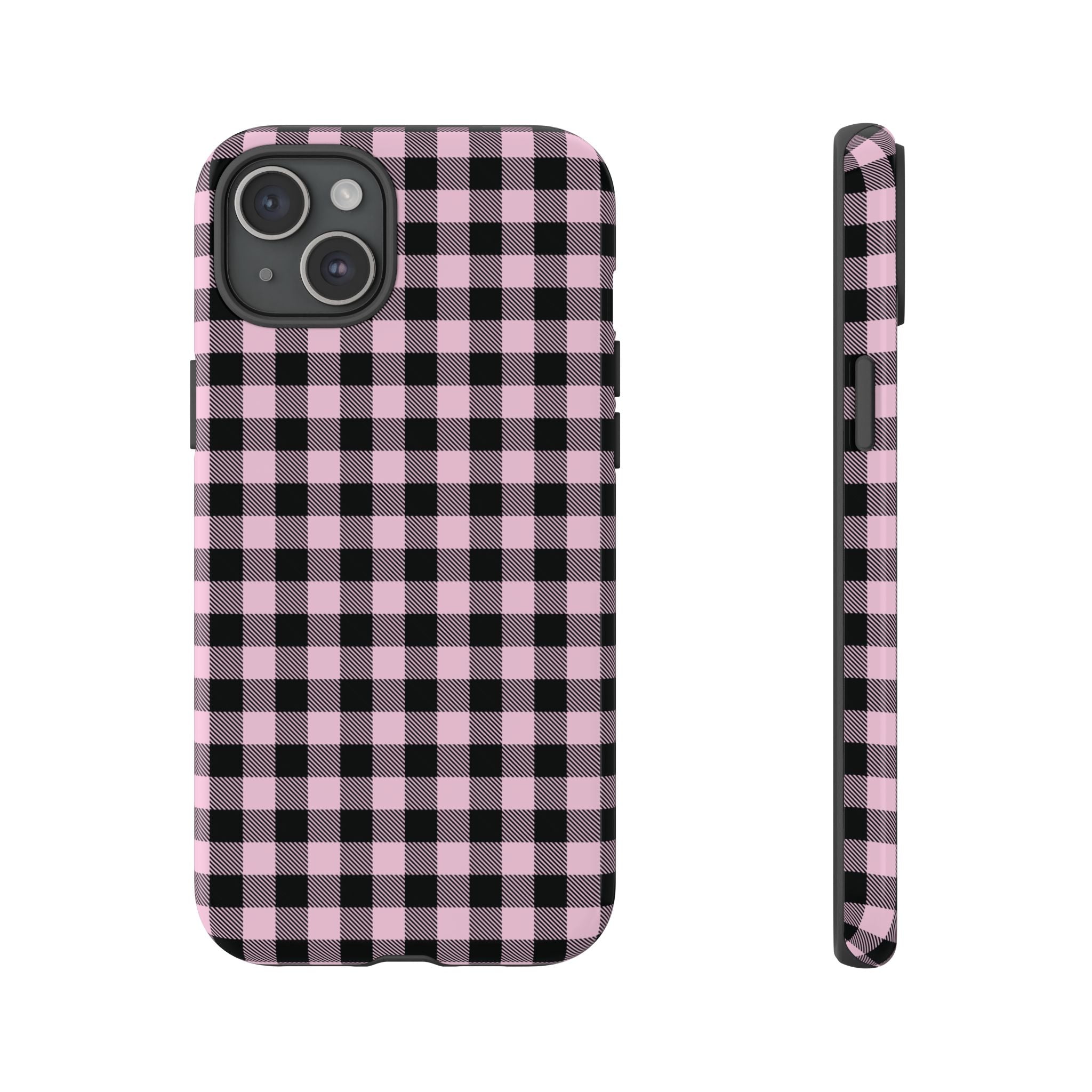 Pink Punk | Gingham iPhone Case