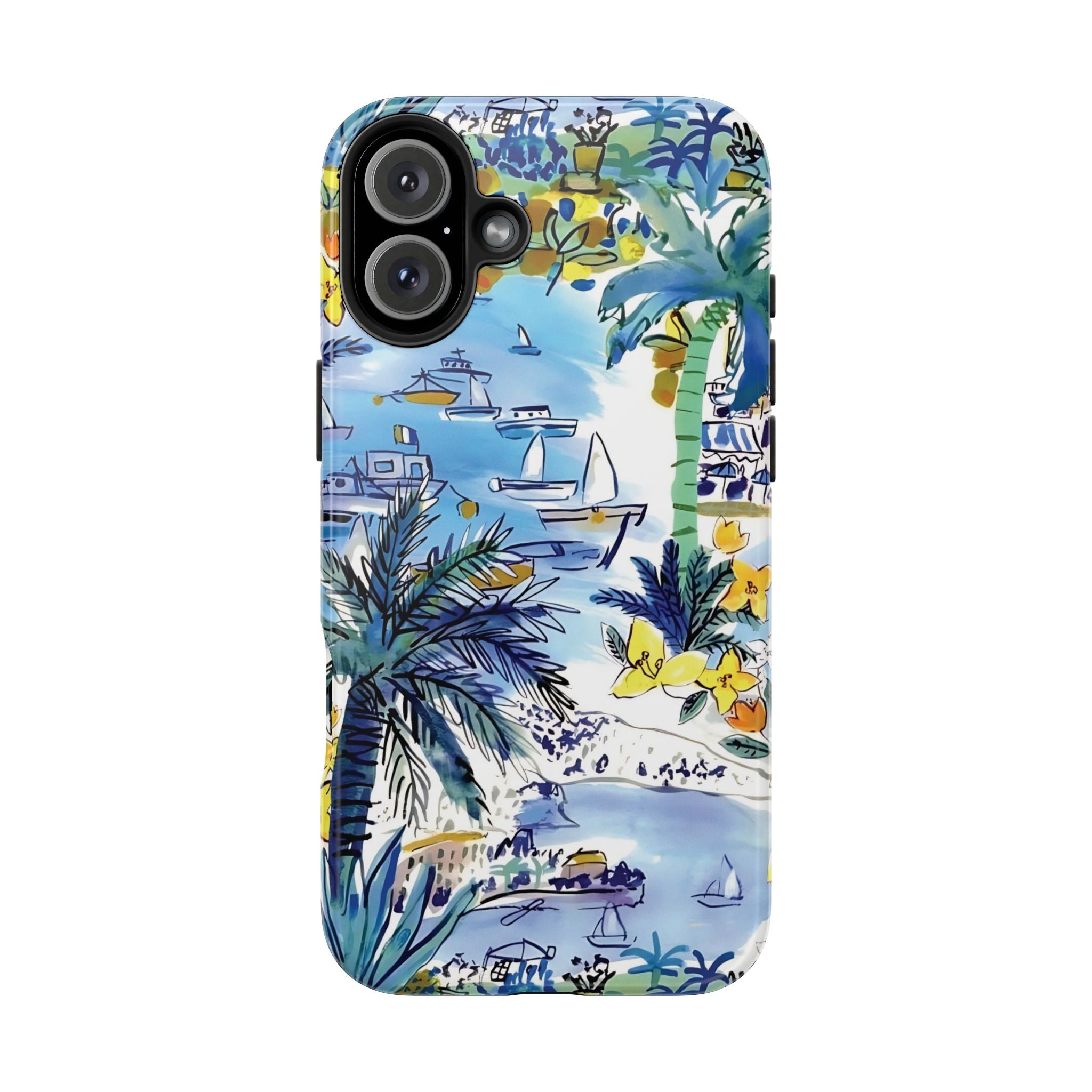Island Life Watercolor iPhone Case