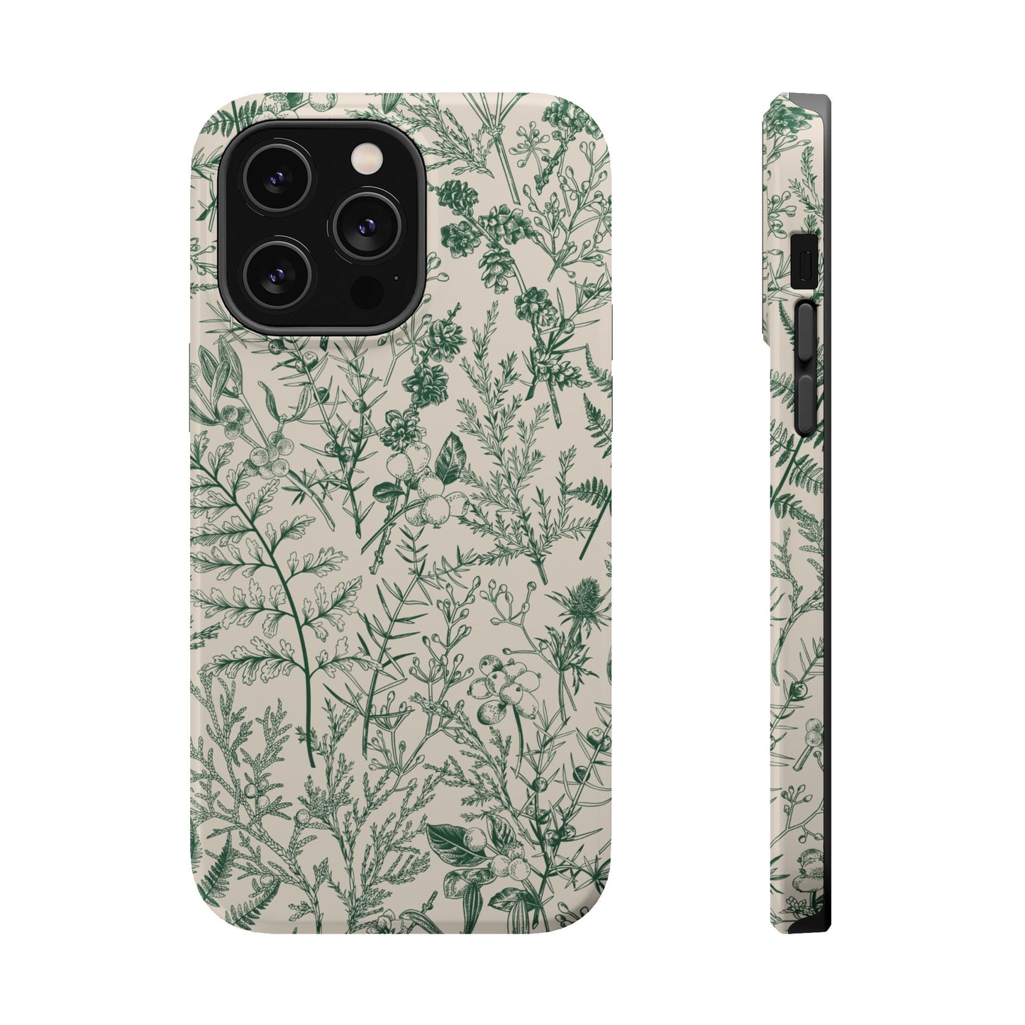 Sage Botanical | Green Floral MagSafe Case