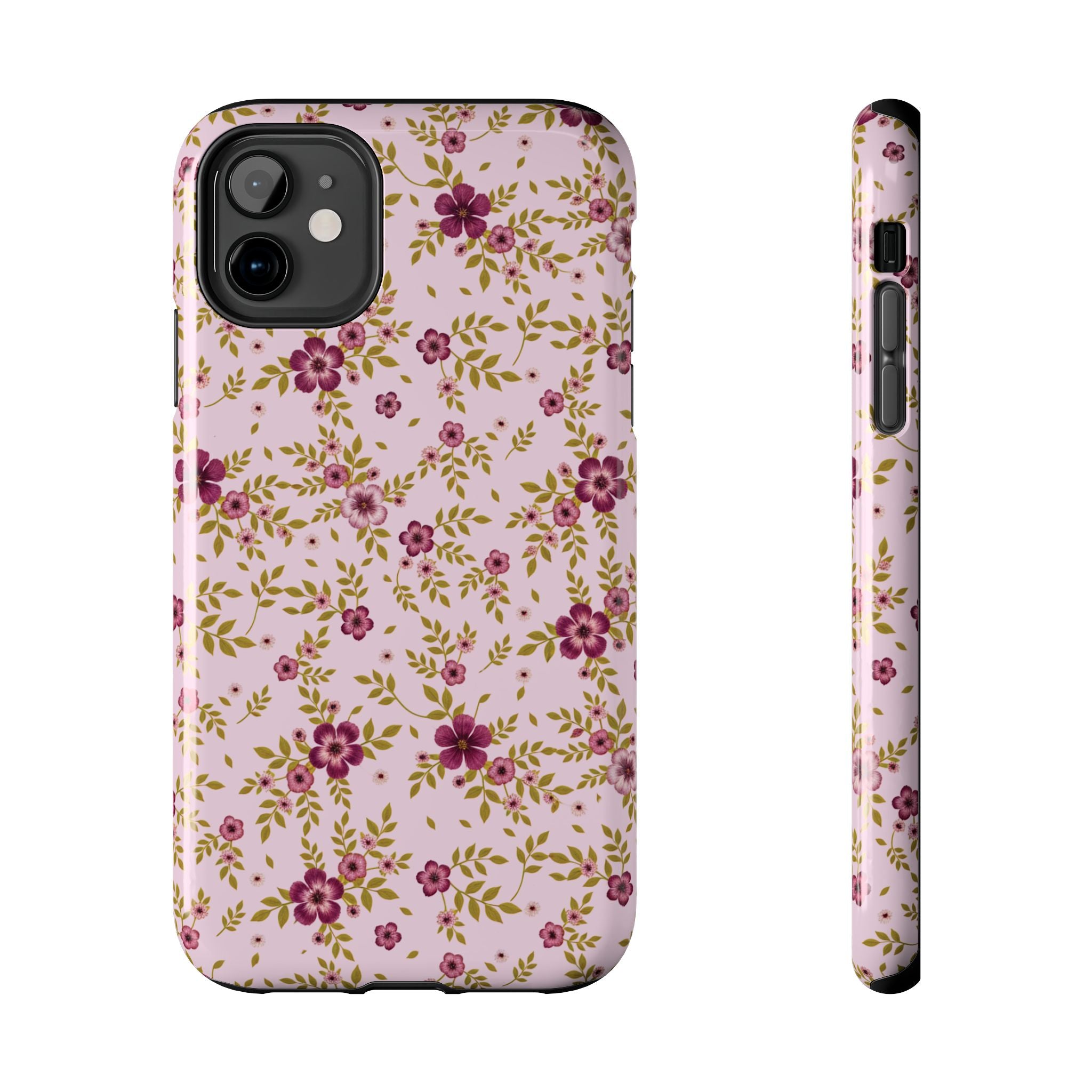Lilac Petals Purple Floral iPhone Case