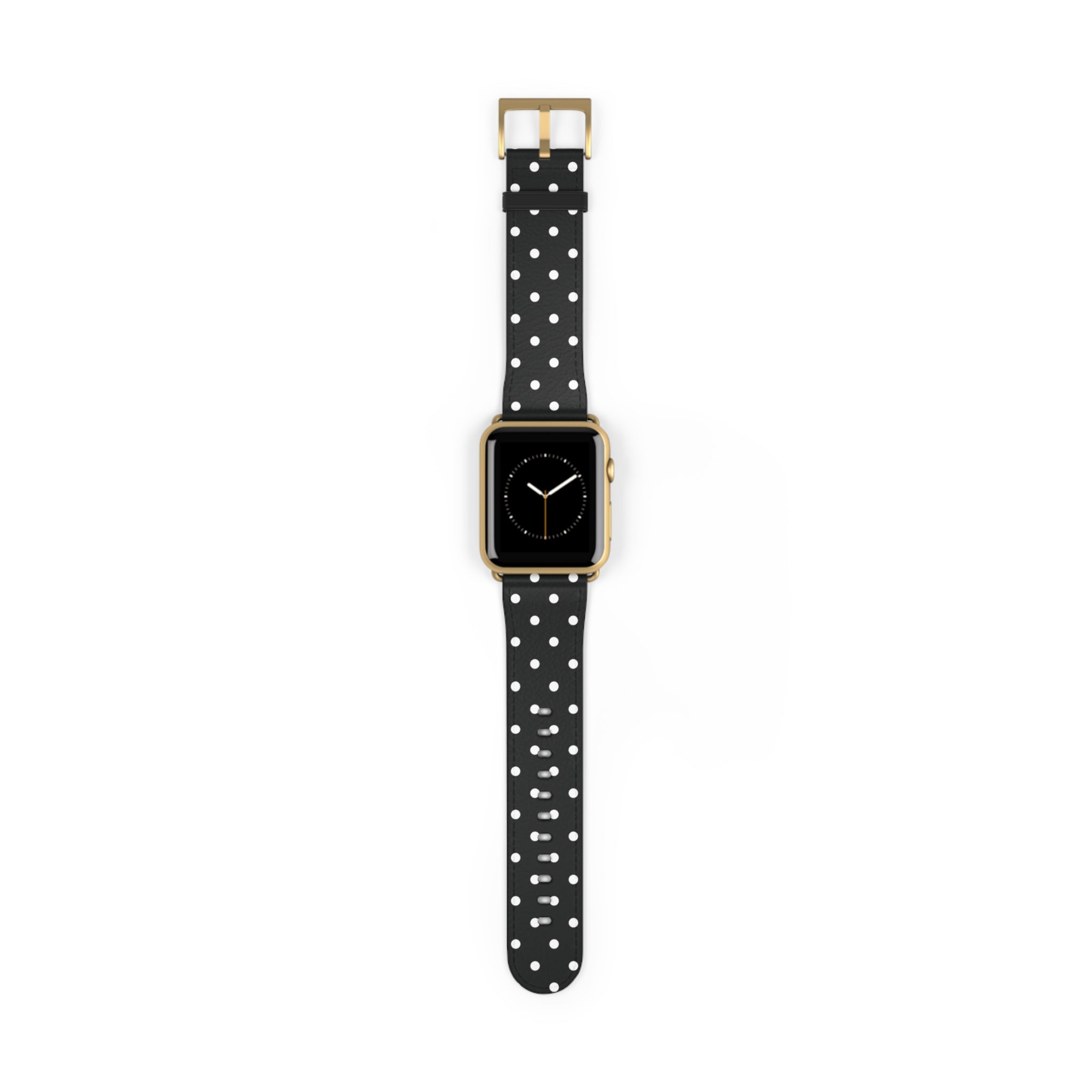 Black & White Polka Dot Apple Watch Band