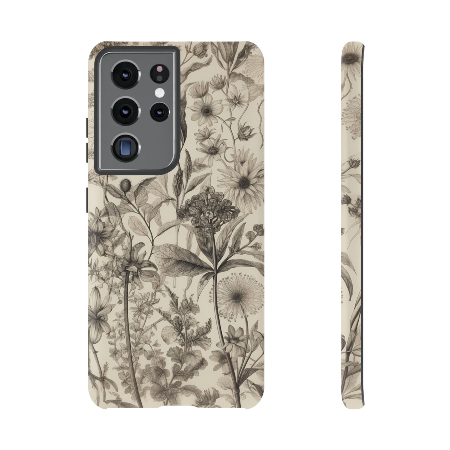 Vintage Wildflowers | Neutral Floral Case