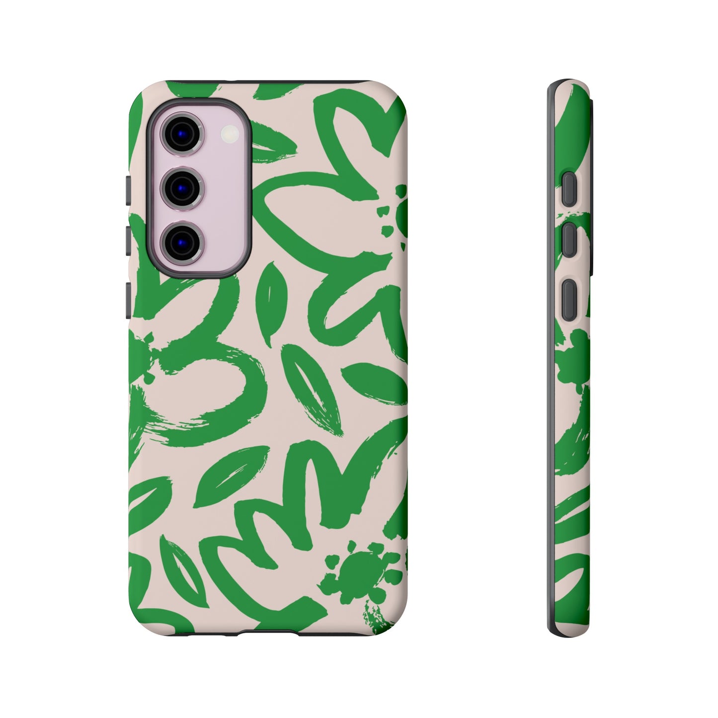 Happy | Green Modern Floral Case