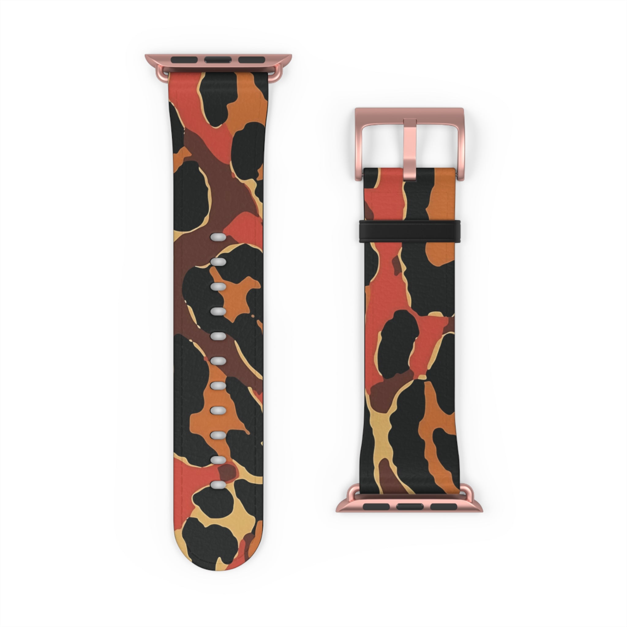 Abstract Leopard Apple Watch Band