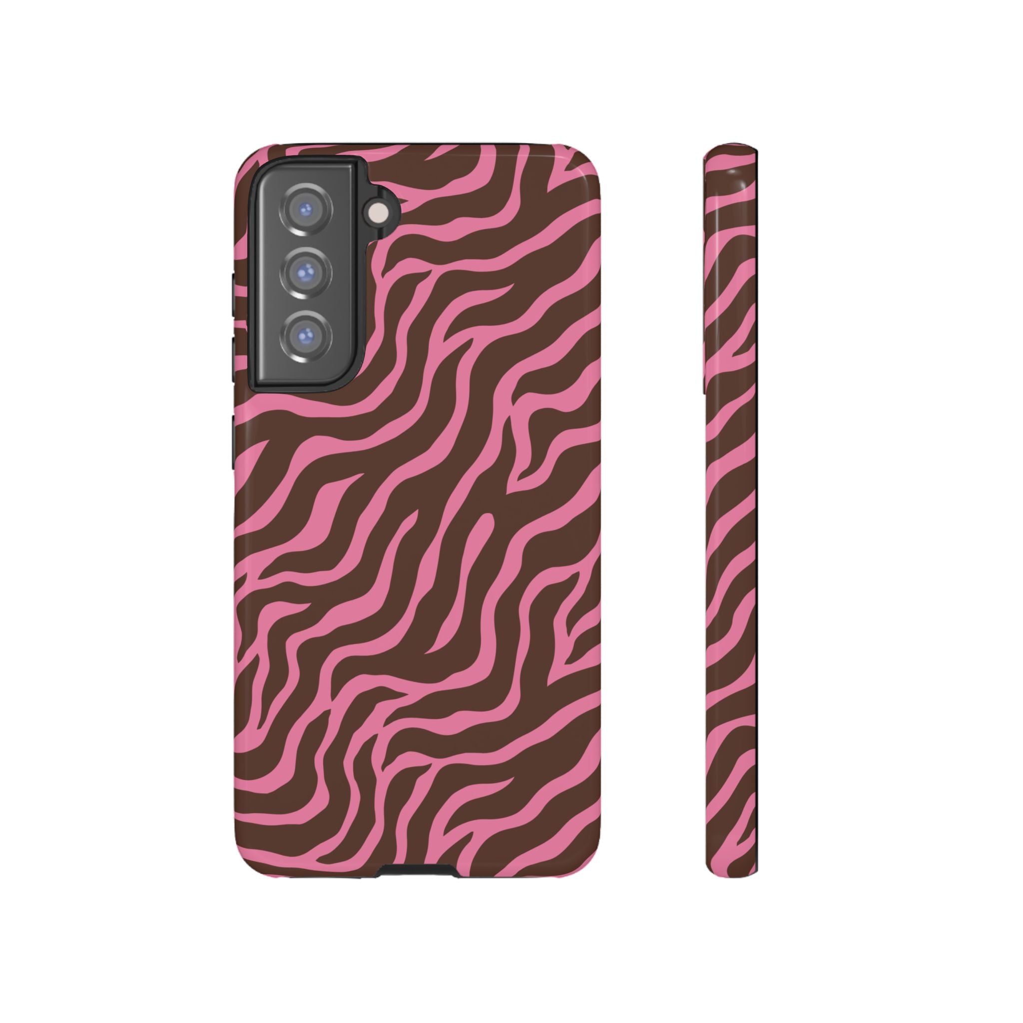 Pink Instinct | Zebra Print Galaxy Case