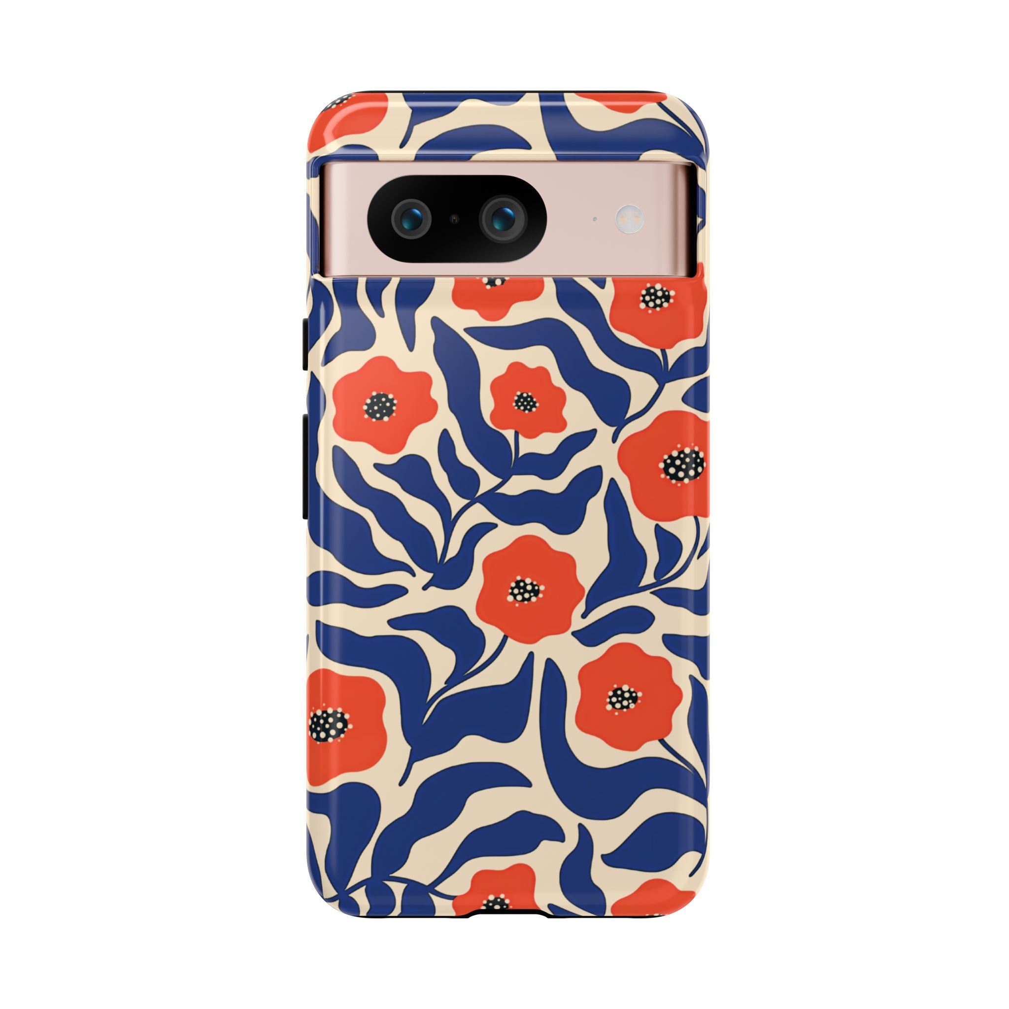 Indigo Poppy Phone Case