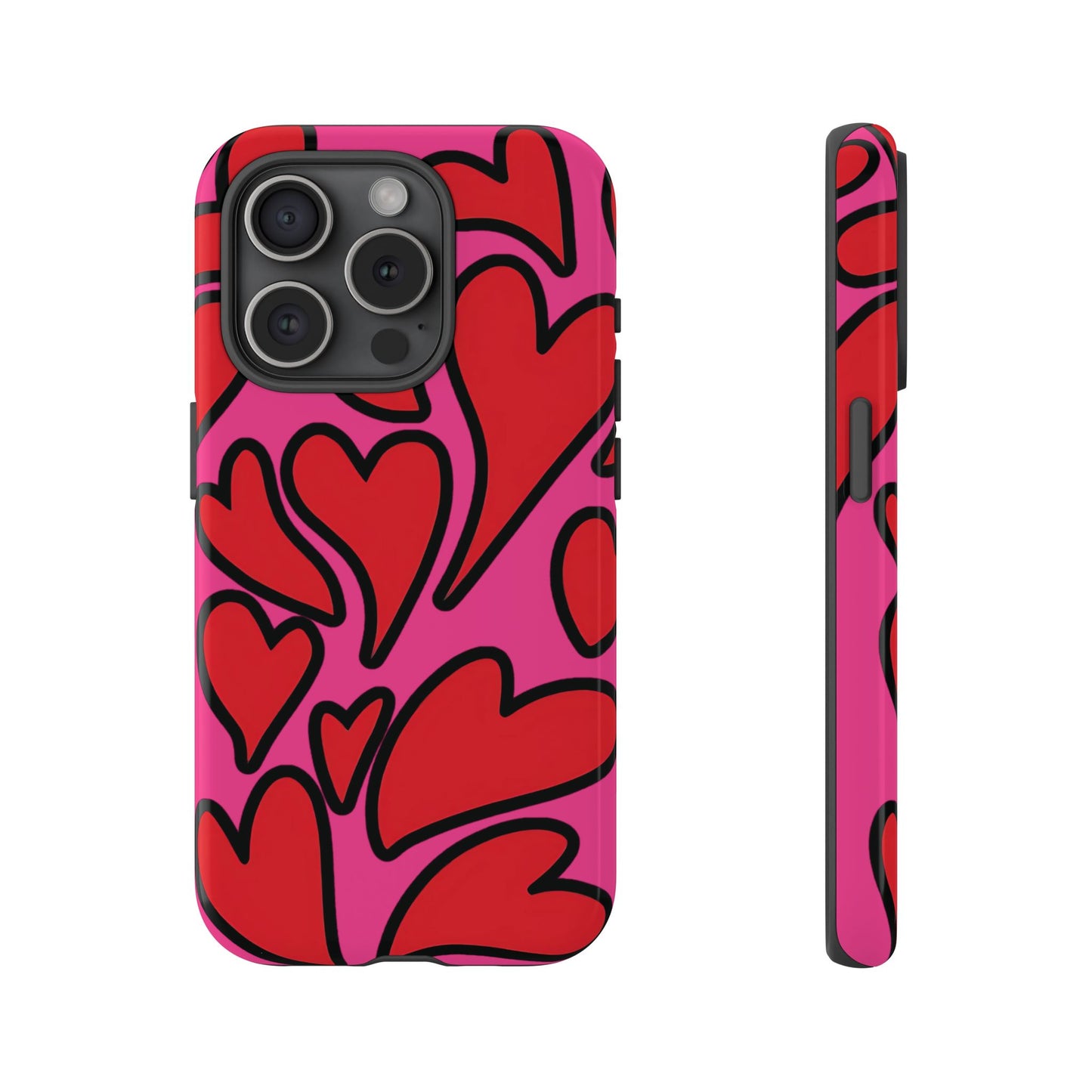 Summer Love | Retro Hearts iPhone Case