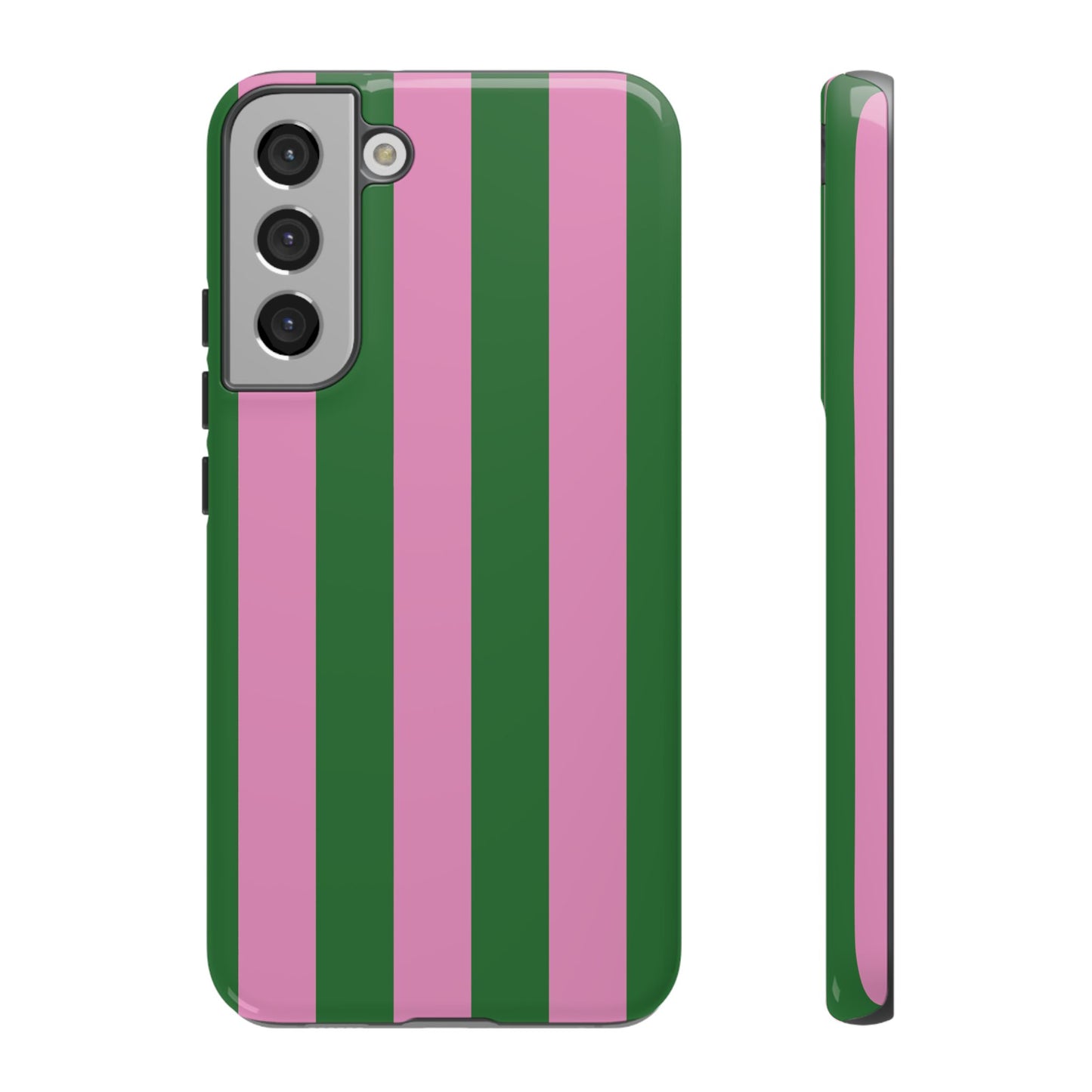 Retro Stripe | Pink & Green Y2K Case